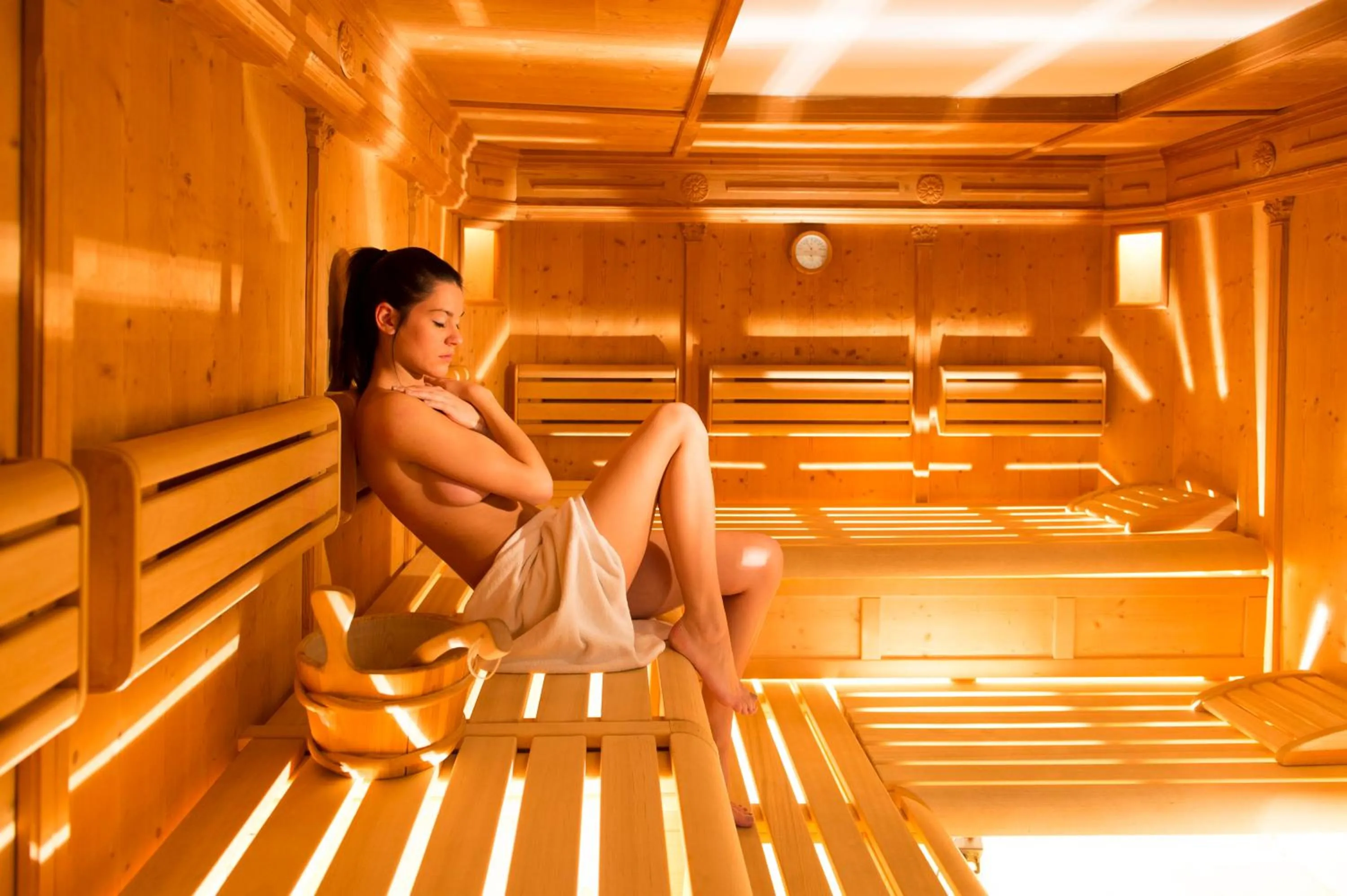 Sauna in Hotel WH - Wiesnerhof