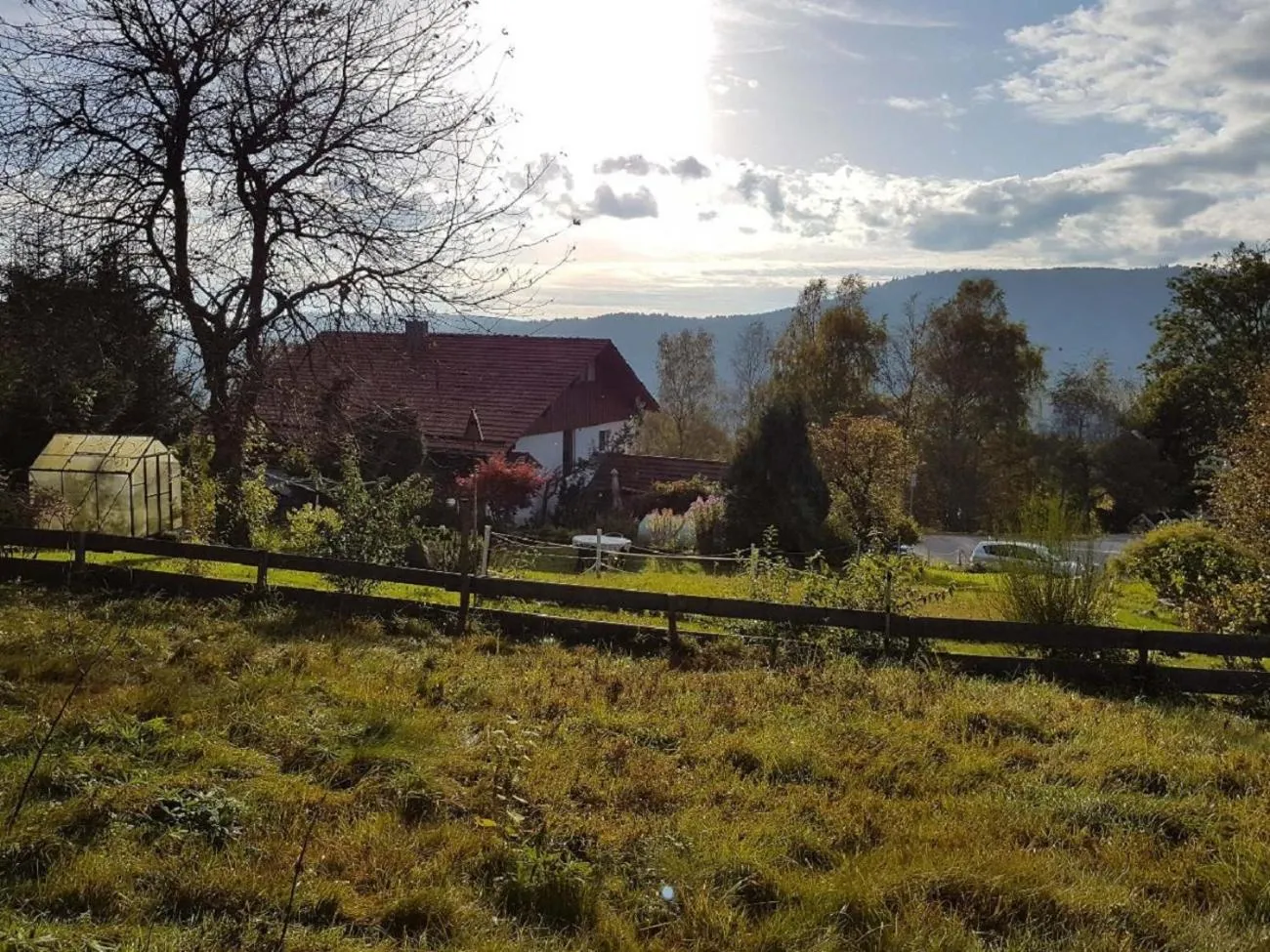 Natural landscape in Ferienwohnung Dersch