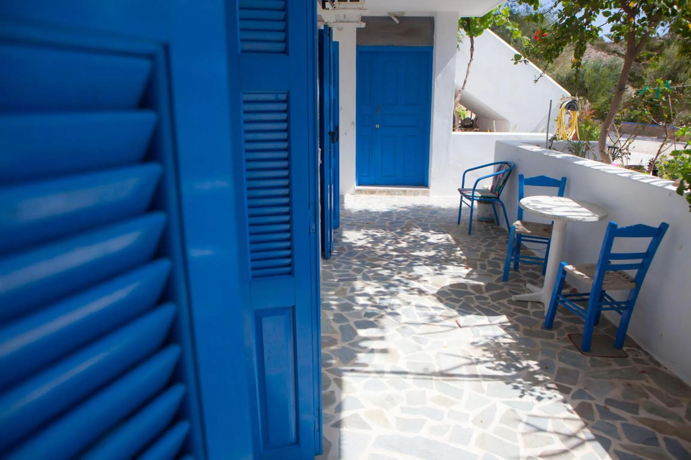 Garden view in Vardes Hotel Studios