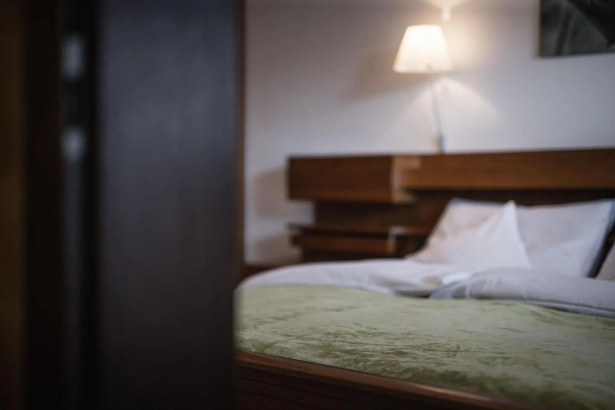 Bed in Hotel Mühlwald