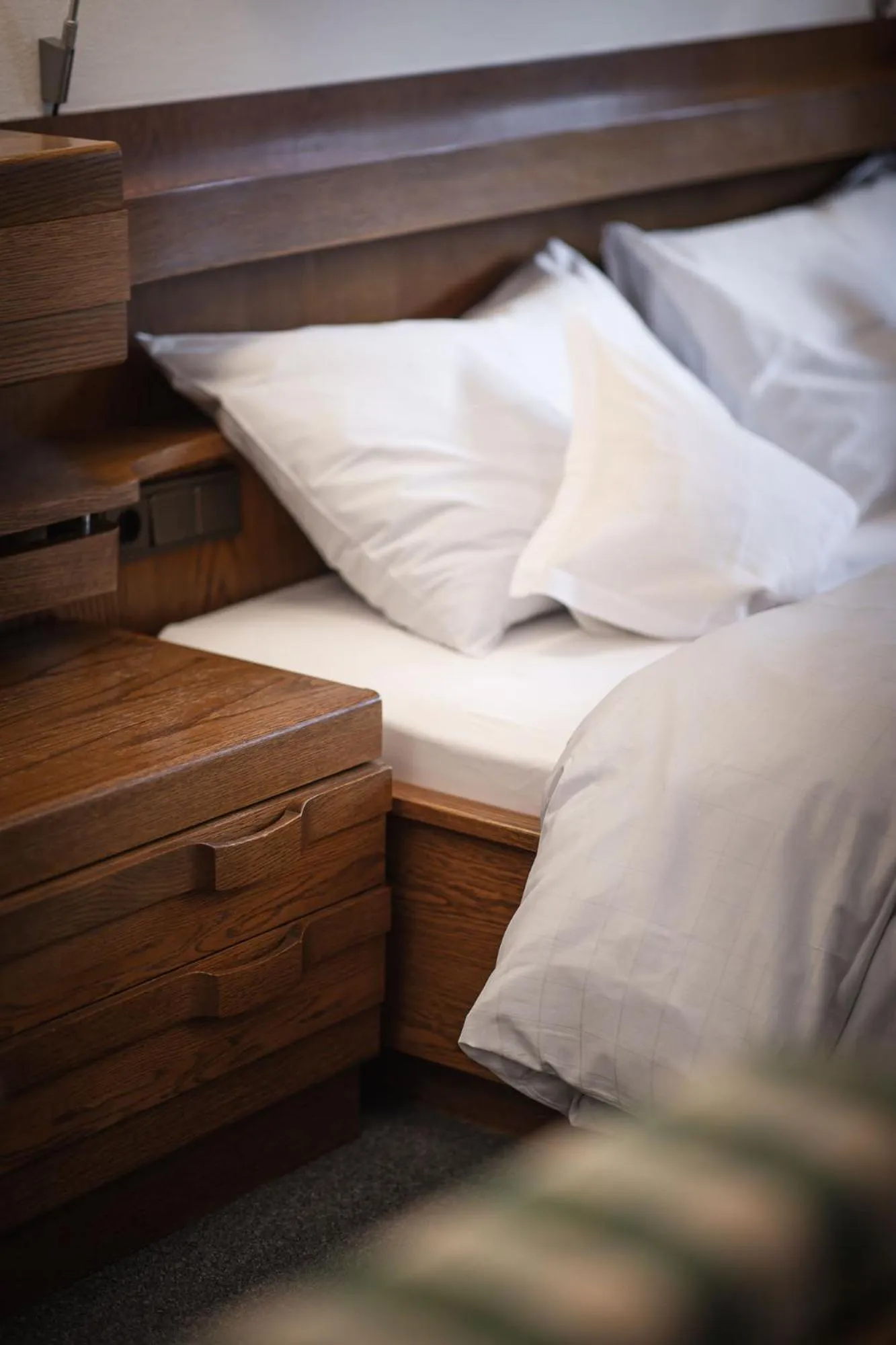 Bed in Hotel Mühlwald