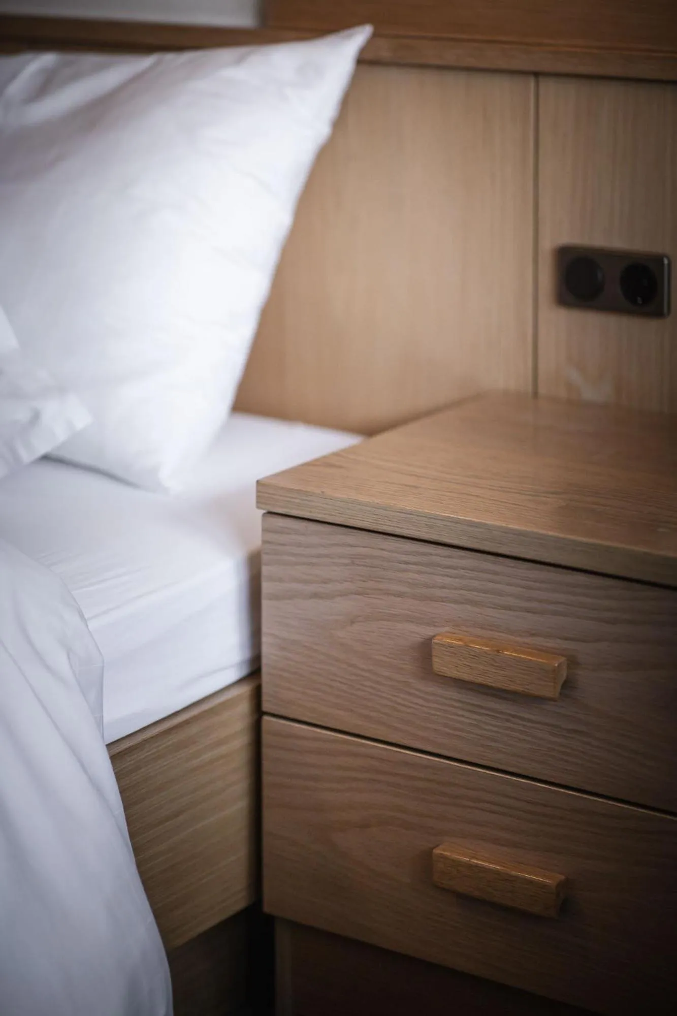 Bed in Hotel Mühlwald