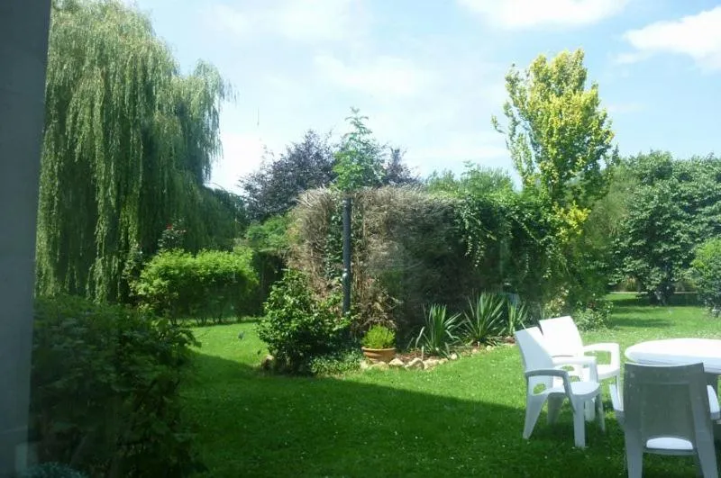 Garden view in La Mare aux 3 Diables