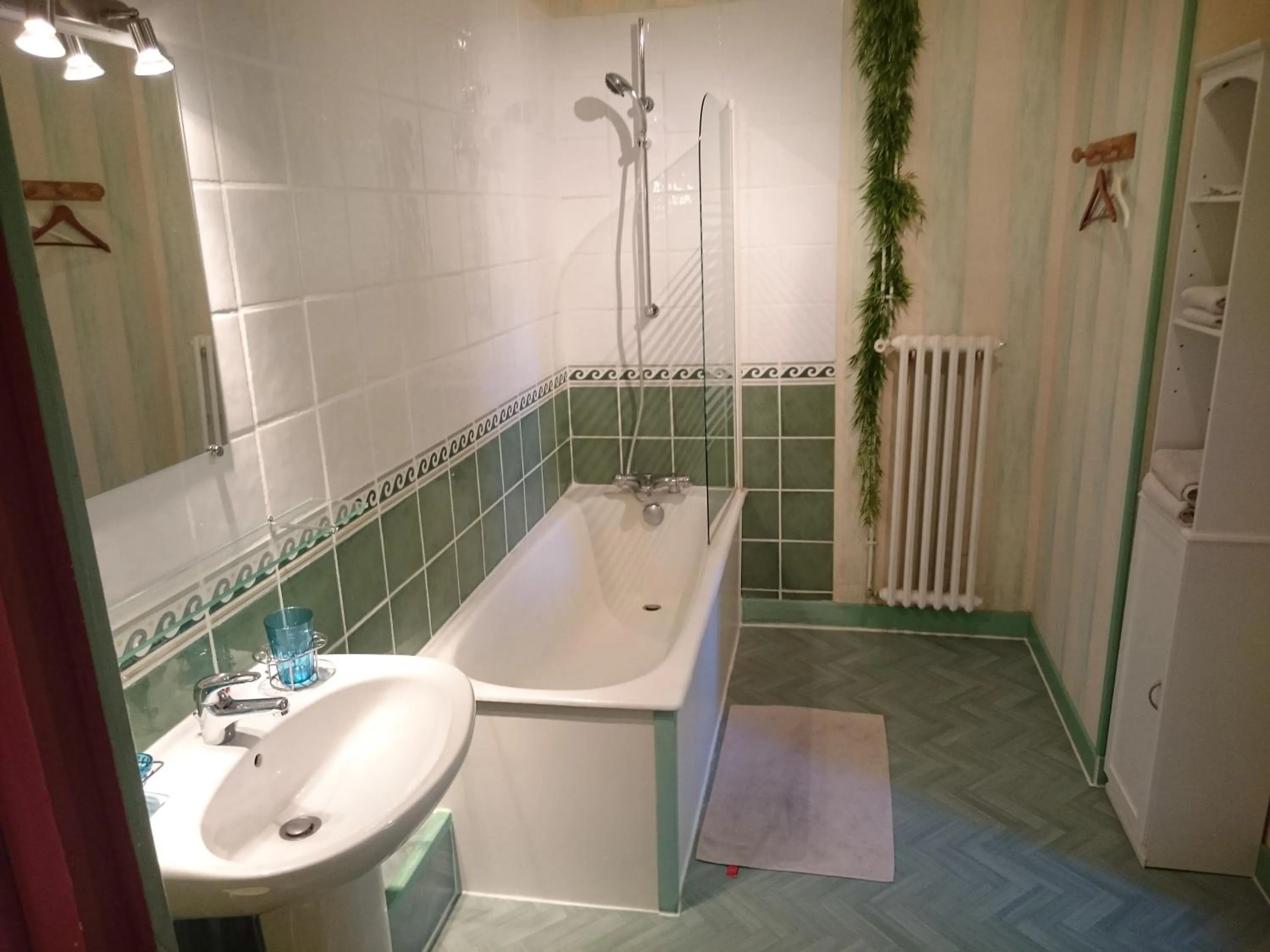 Bathroom in La Mare aux 3 Diables