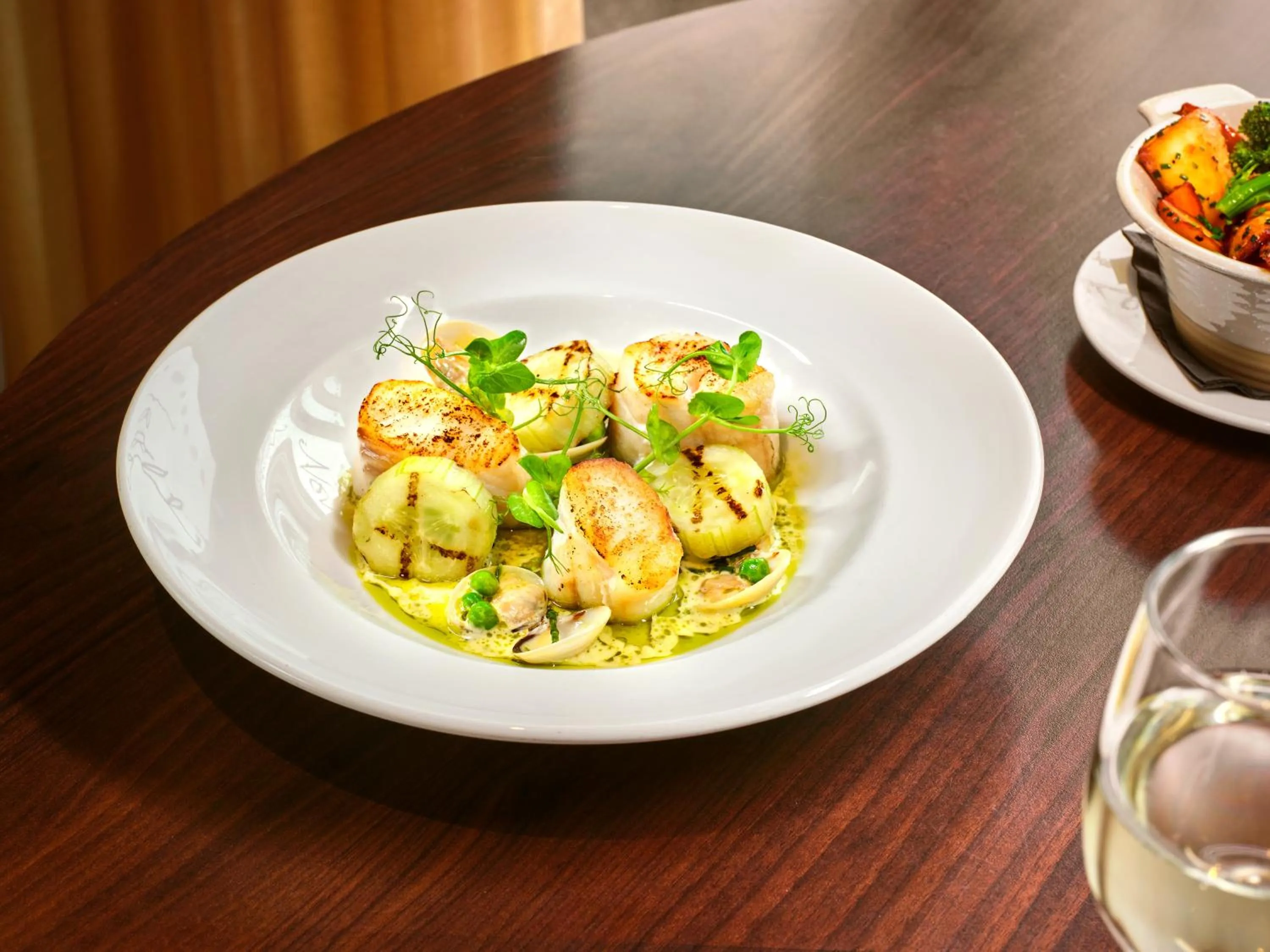 Dining area in AC Hotel by Marriott Belfast