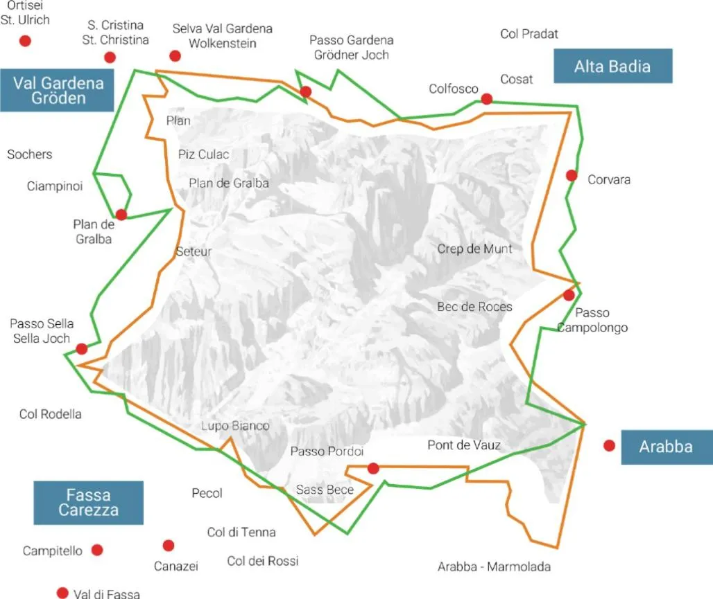 Skiing in Hotel Rododendro Val di Fassa