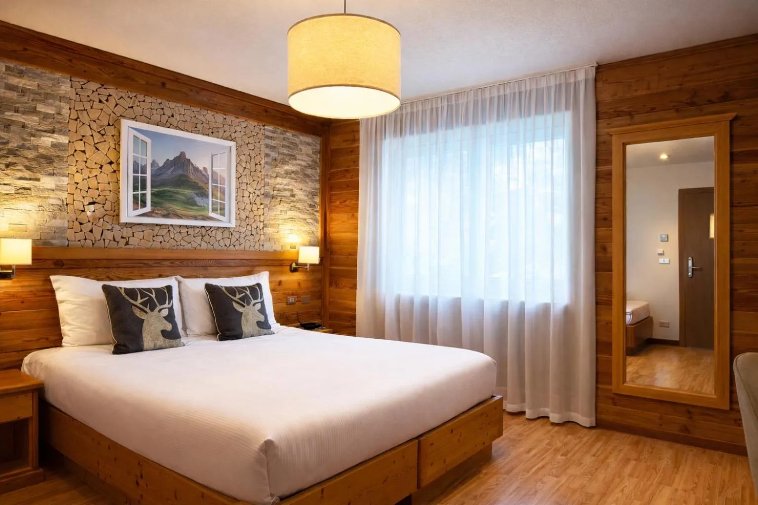 Bed in Hotel Rododendro Val di Fassa