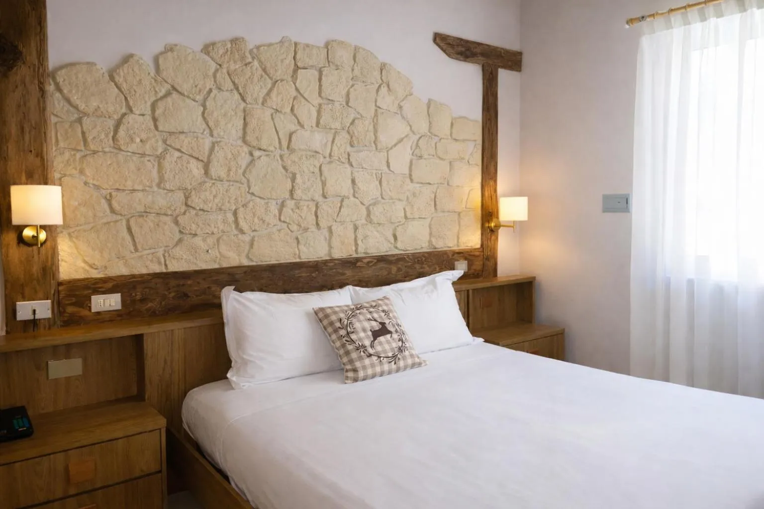 Bed in Hotel Rododendro Val di Fassa