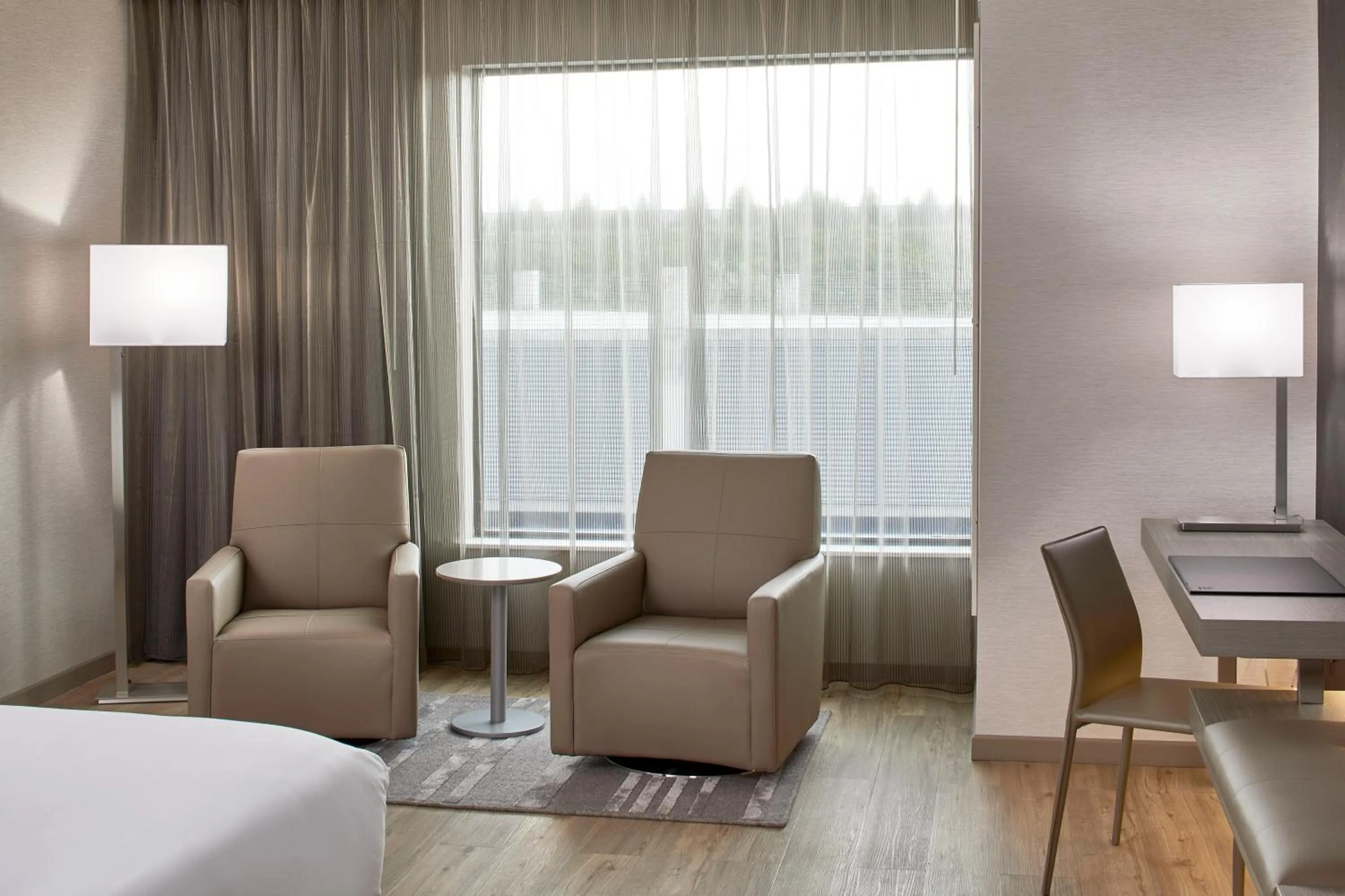 Living room in AC Hotel by Marriott Cleveland Beachwood