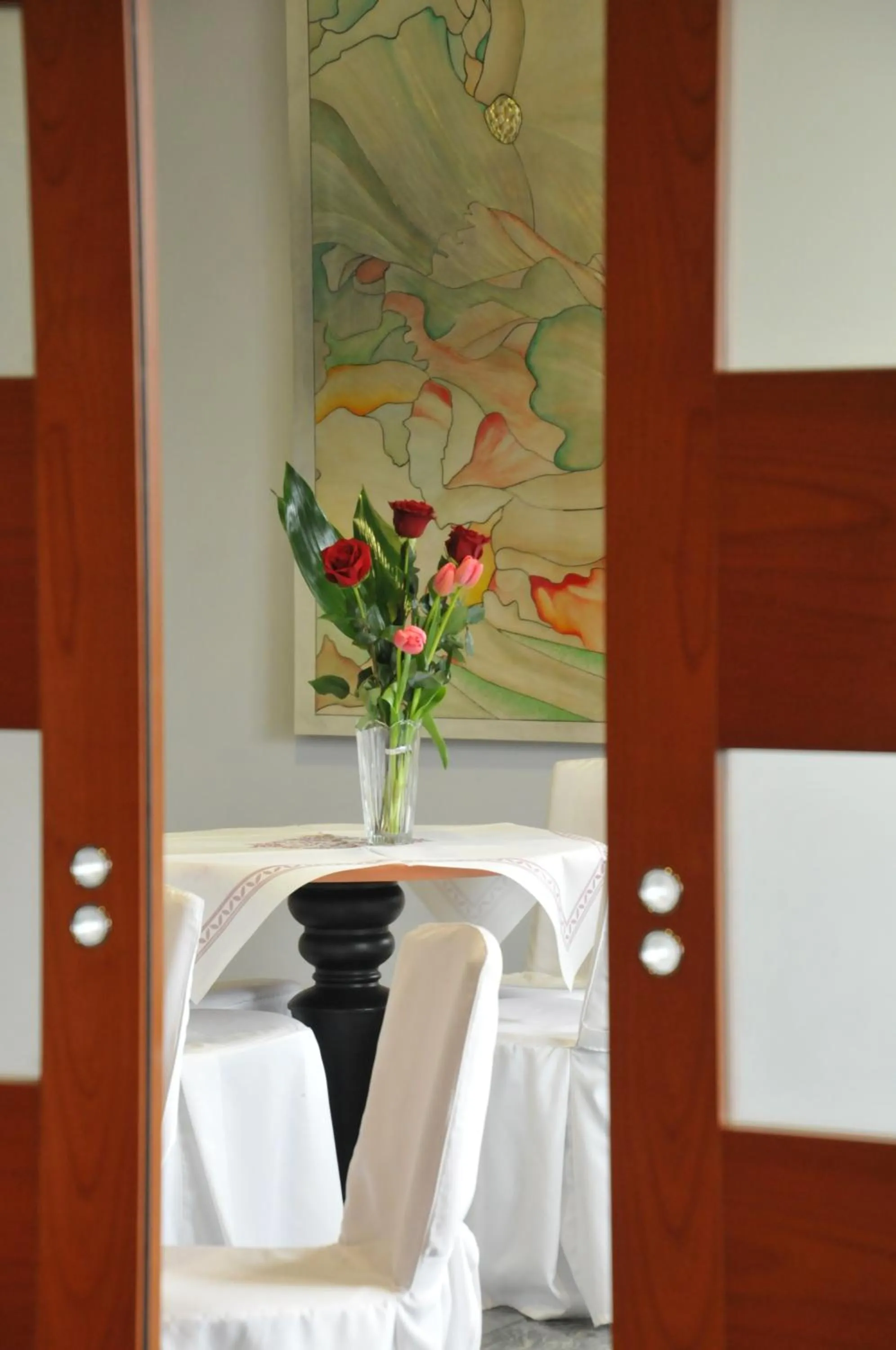 Decorative detail in Hotel Aquila