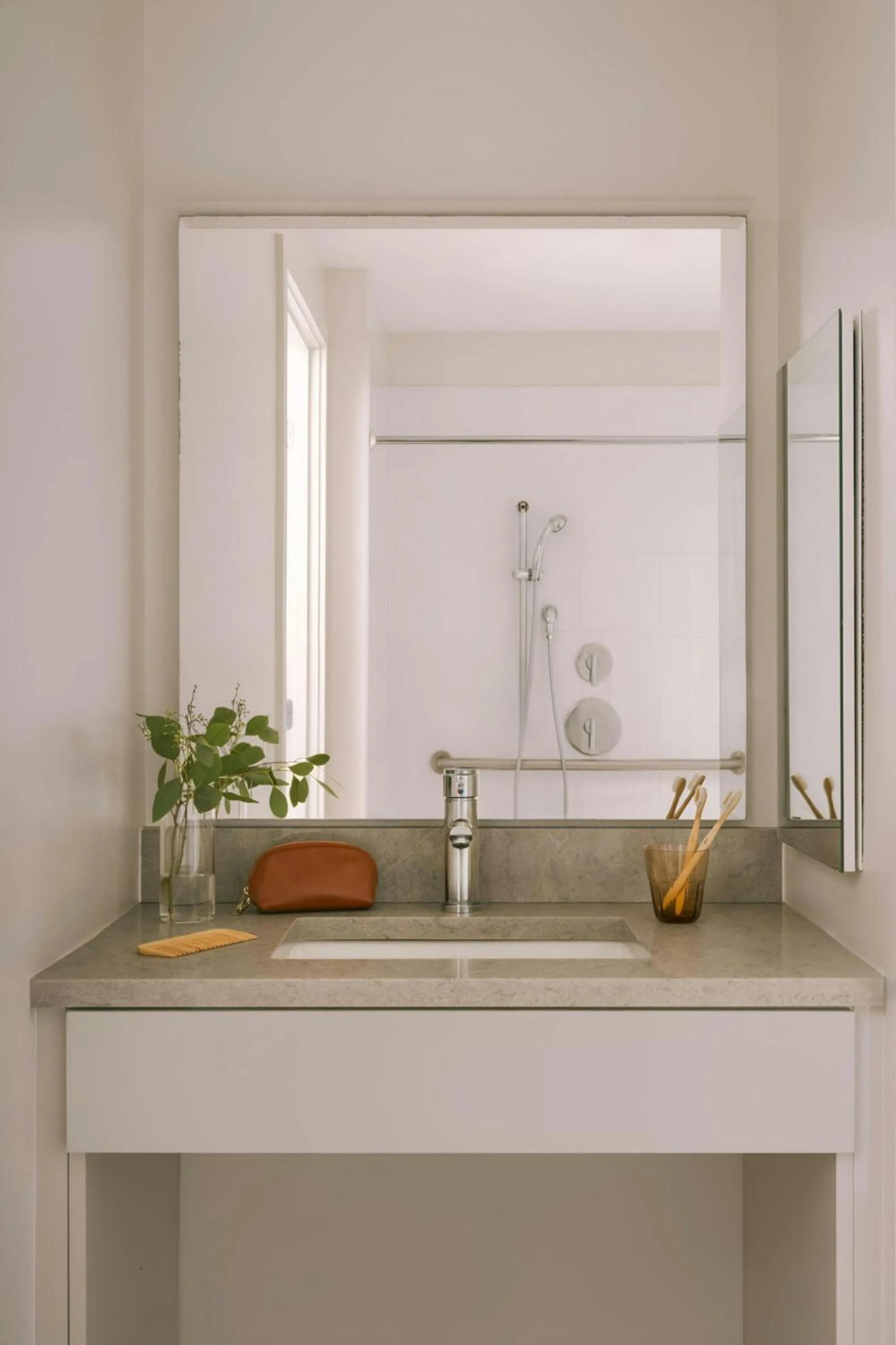 Bathroom in Sonder by Marriott Bonvoy Pierce Boston Apartments Fenway