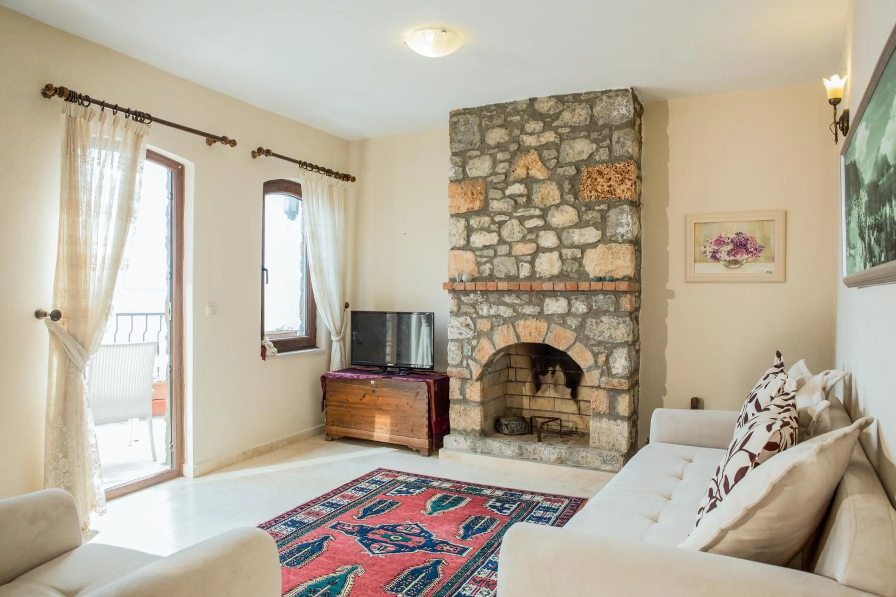 Living room in Two Stone Homes Metis