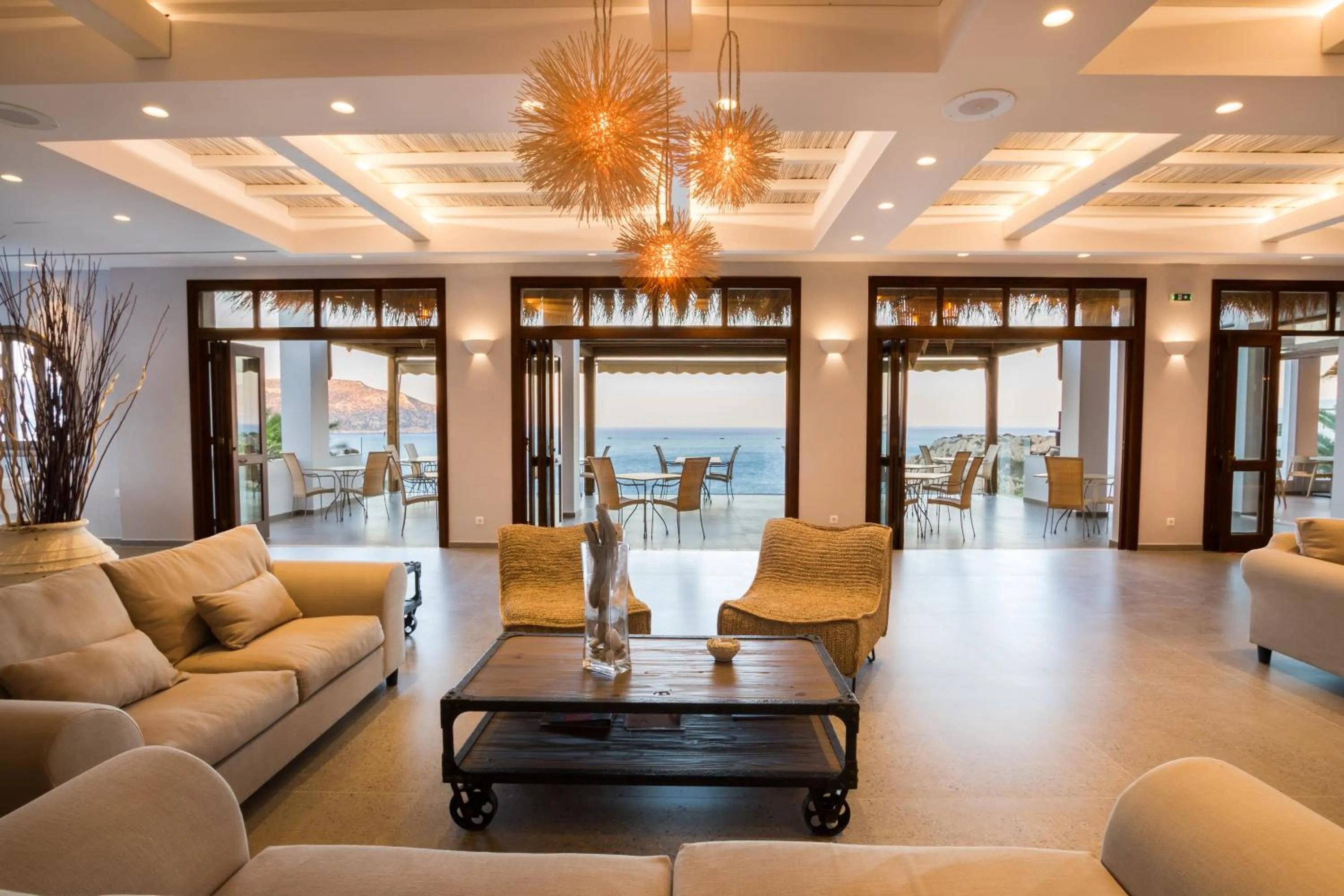 Living room in Aegean Village Beachfront Resort