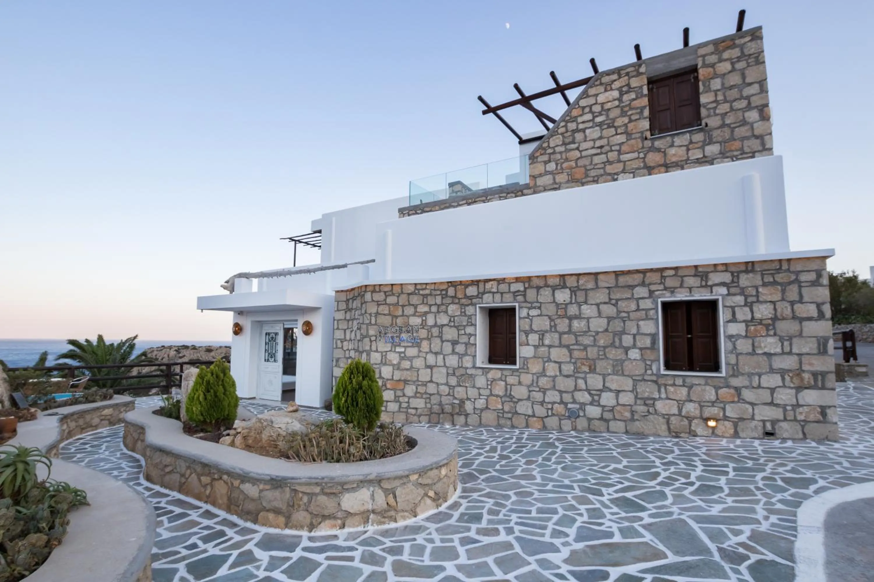 Property building in Aegean Village Beachfront Resort