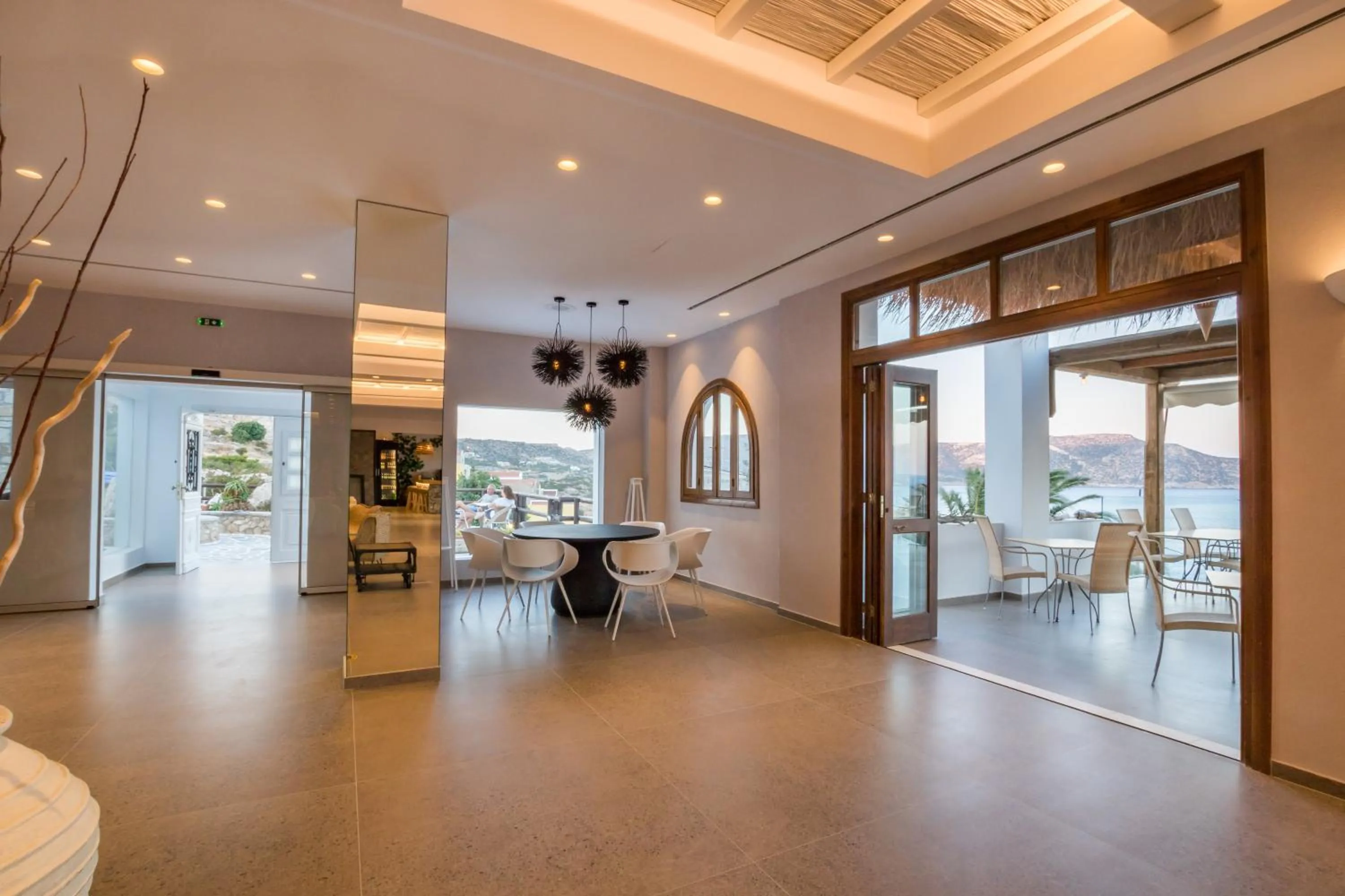 Seating area in Aegean Village Beachfront Resort