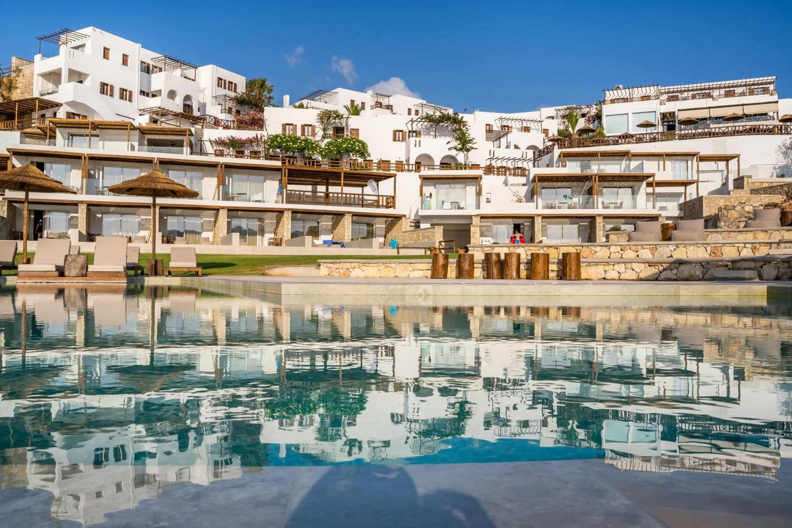 Swimming pool in Aegean Village Beachfront Resort