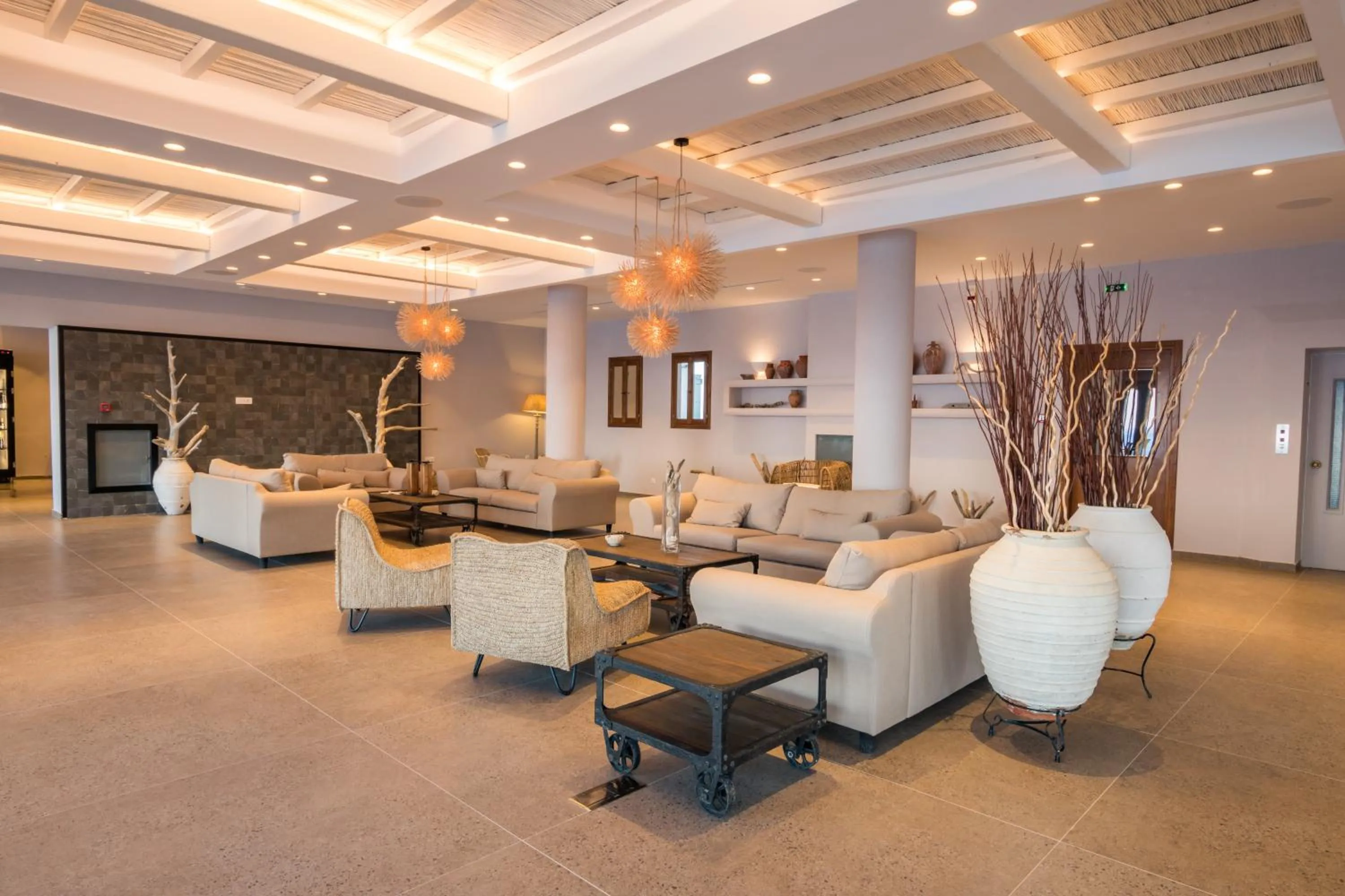 Seating area in Aegean Village Beachfront Resort