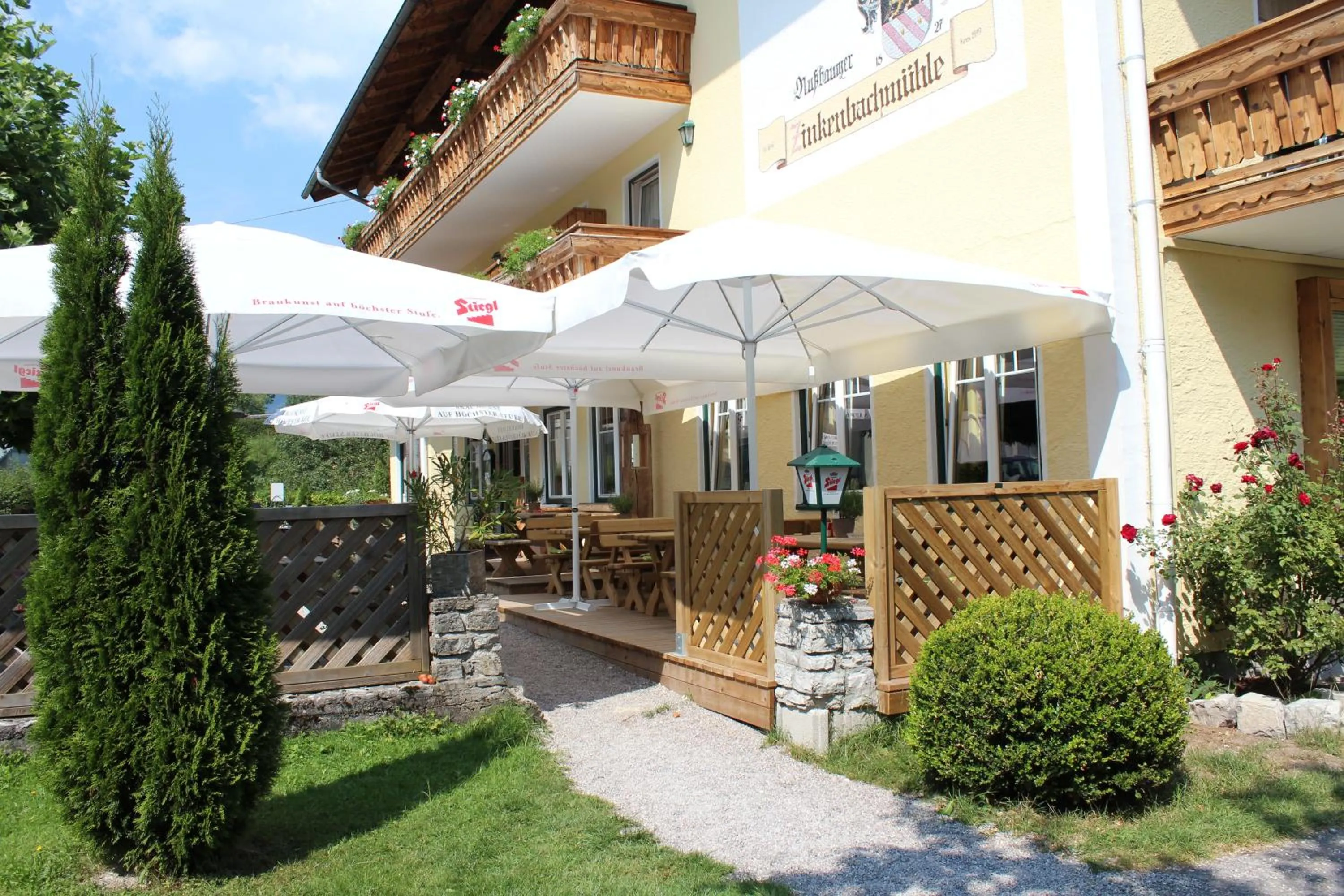 Garden in Gasthof Zinkenbachmühle