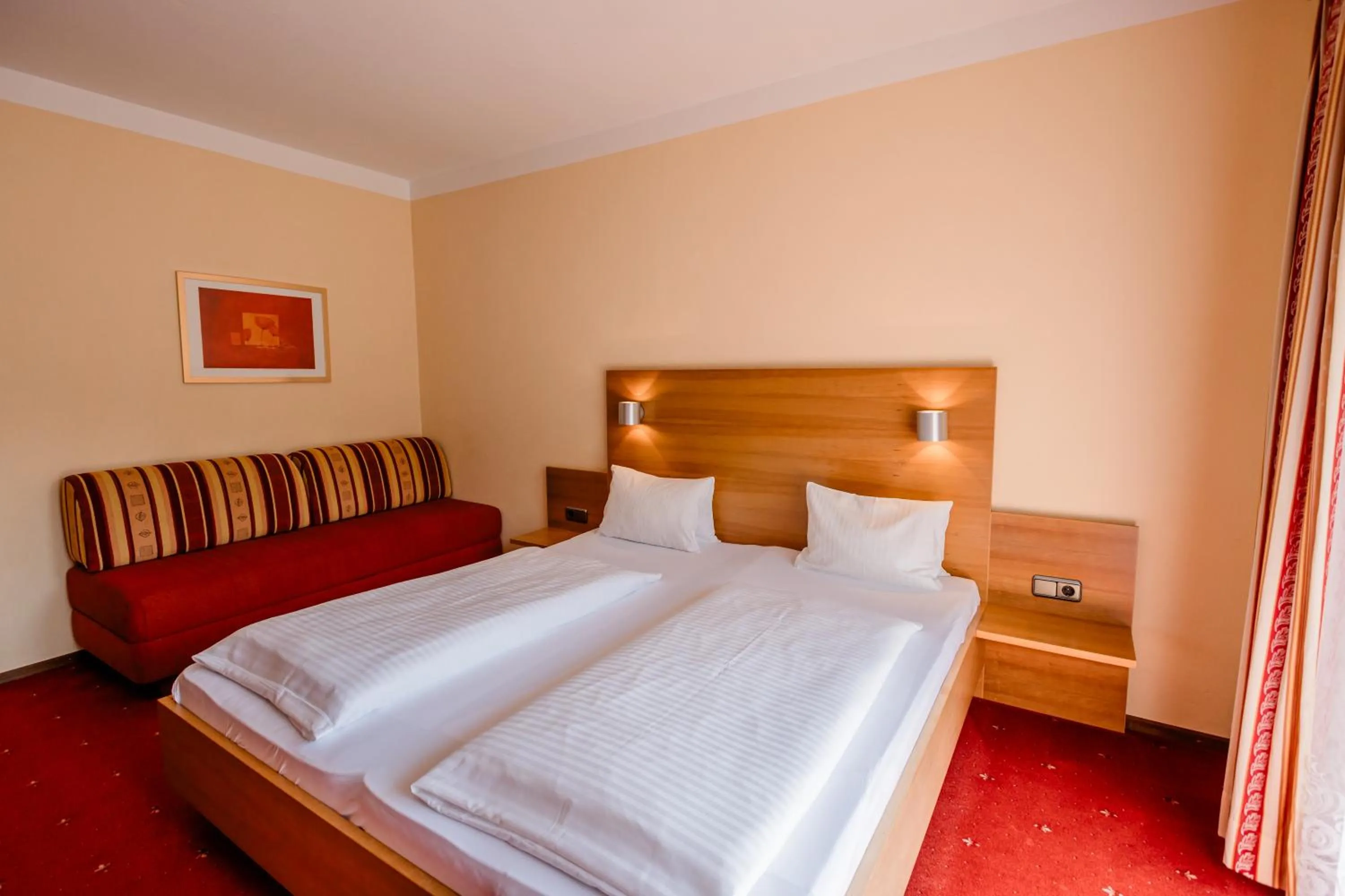 Bedroom, Bed in Gasthof Zinkenbachmühle