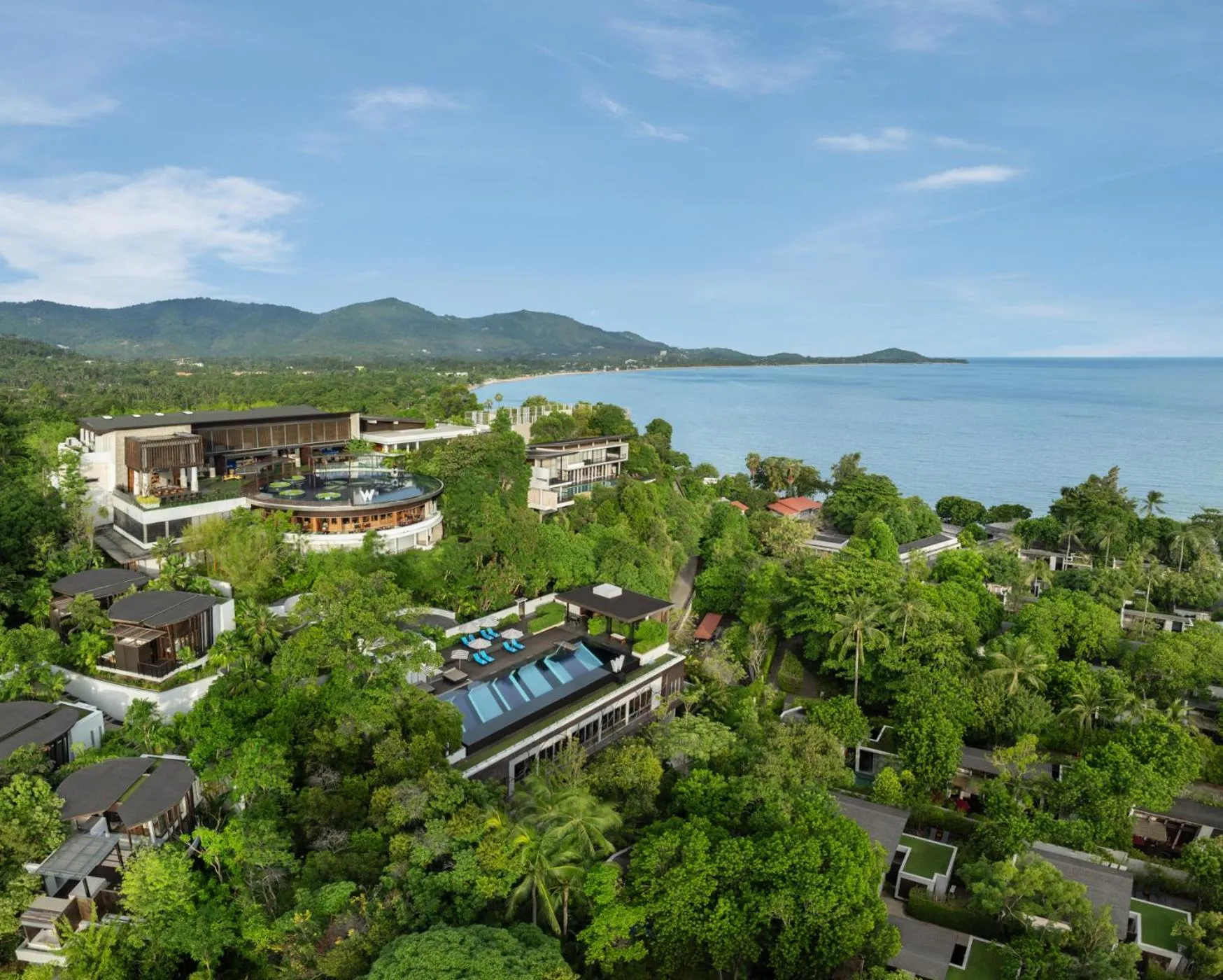 Bird's eye view in W Koh Samui