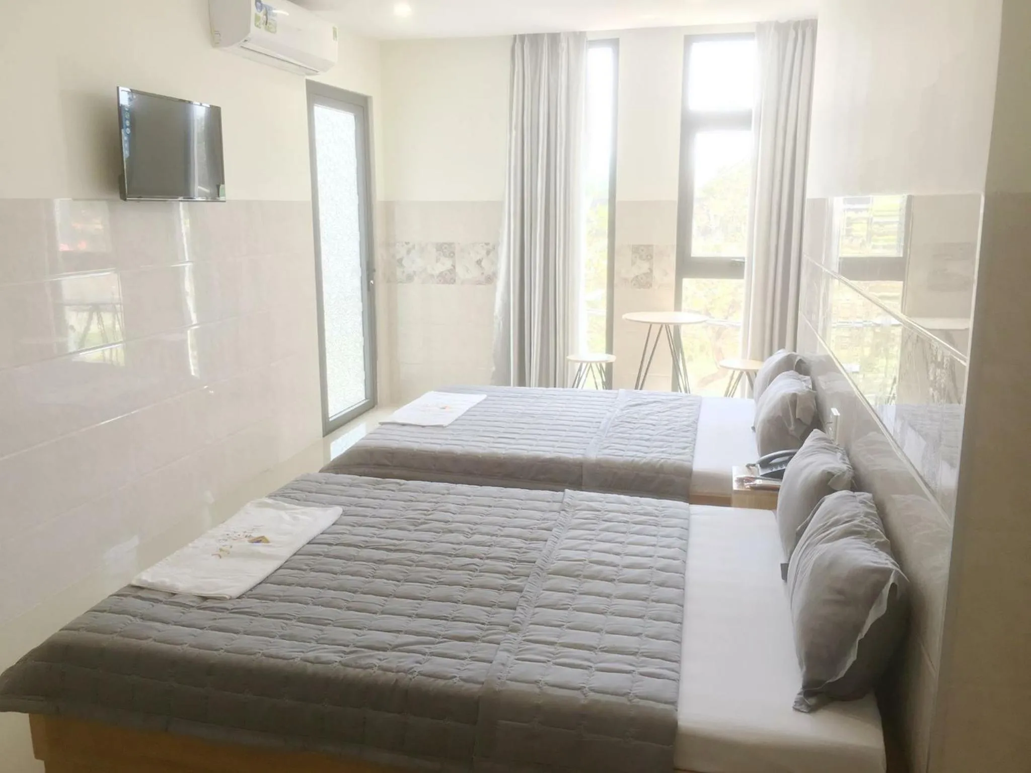 Bed in Thiên Các 2 Hotel