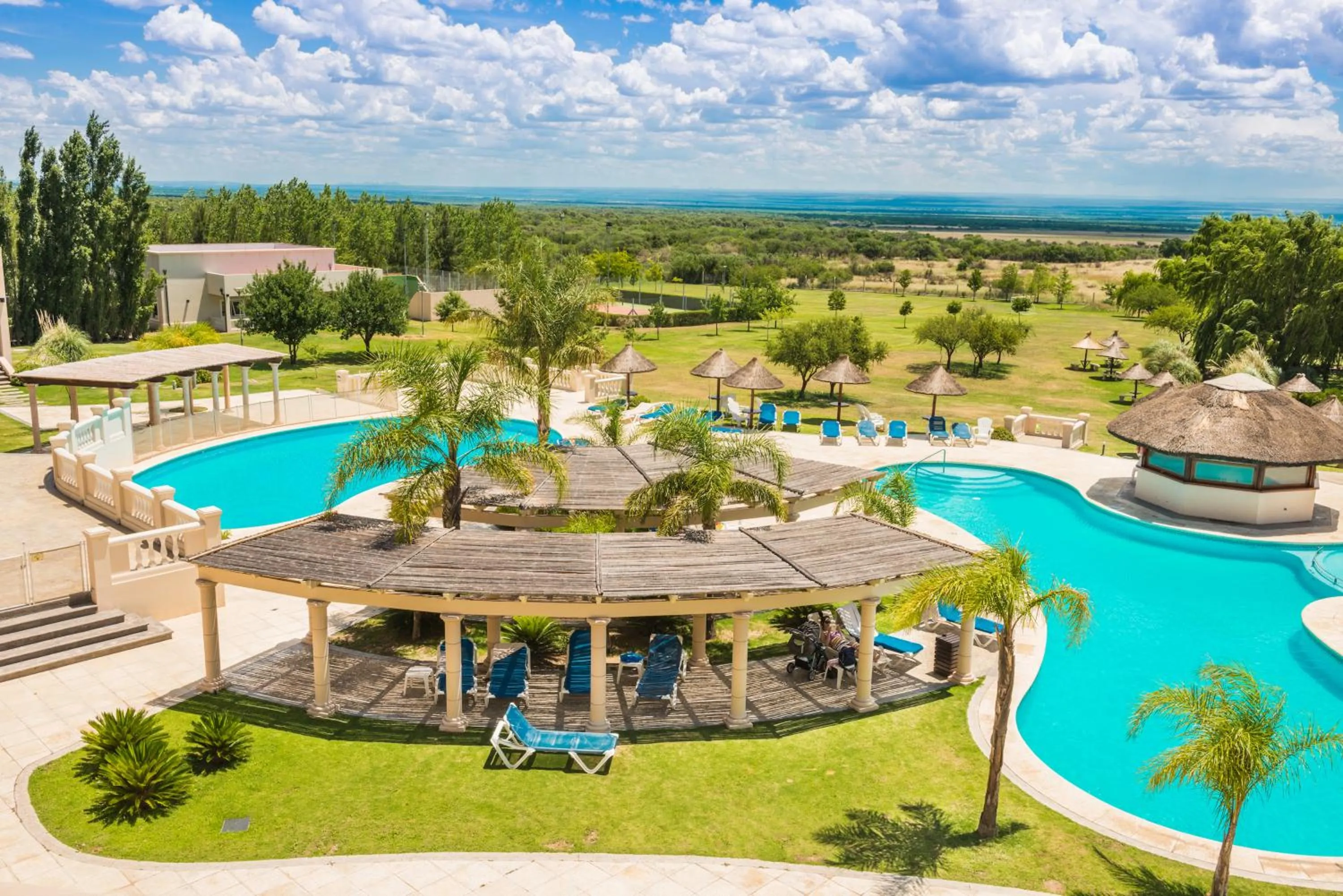Pool view in Howard Johnson Resort Spa & Convention Center
