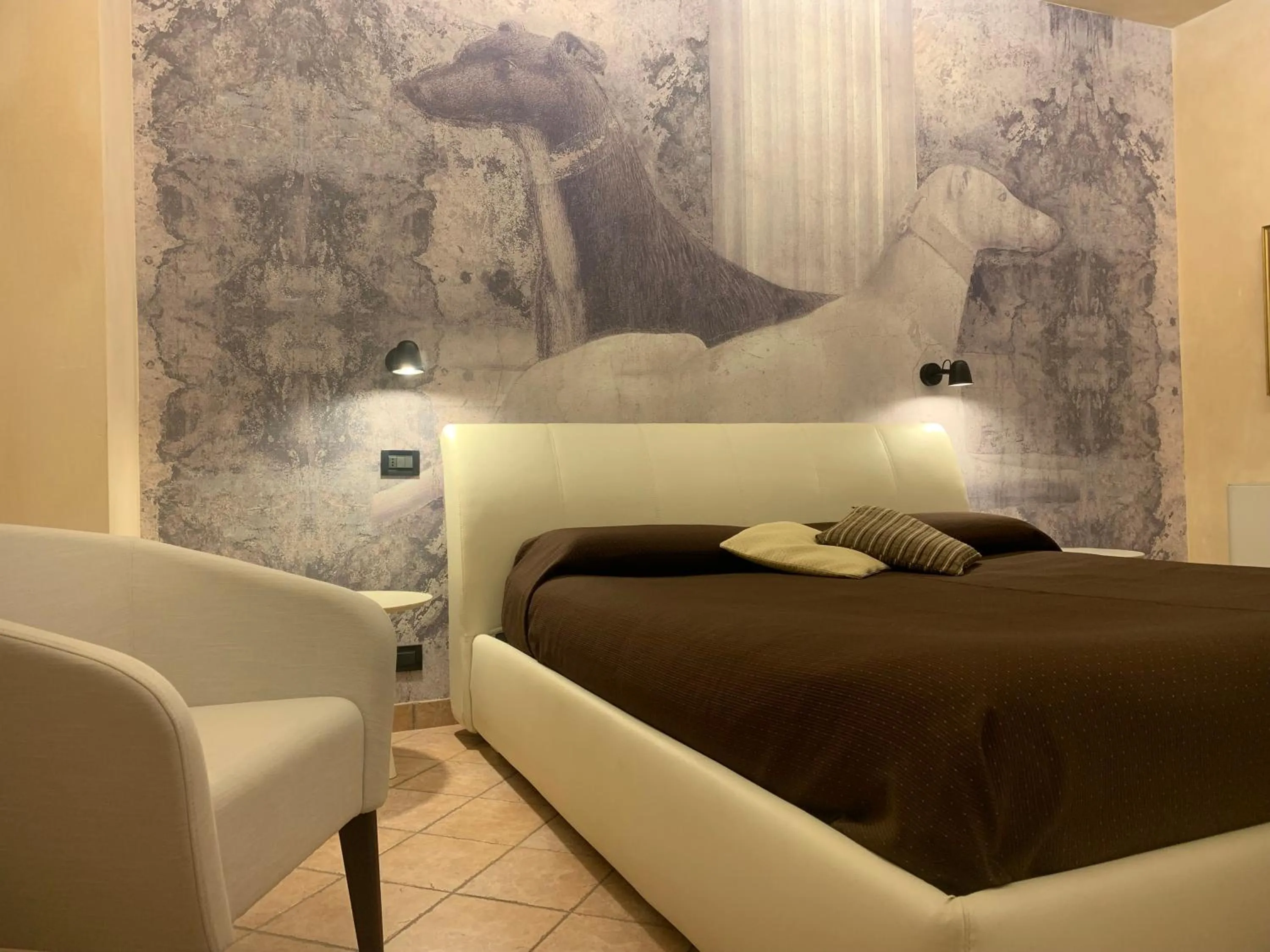 Living room, Bed in Pernice 77