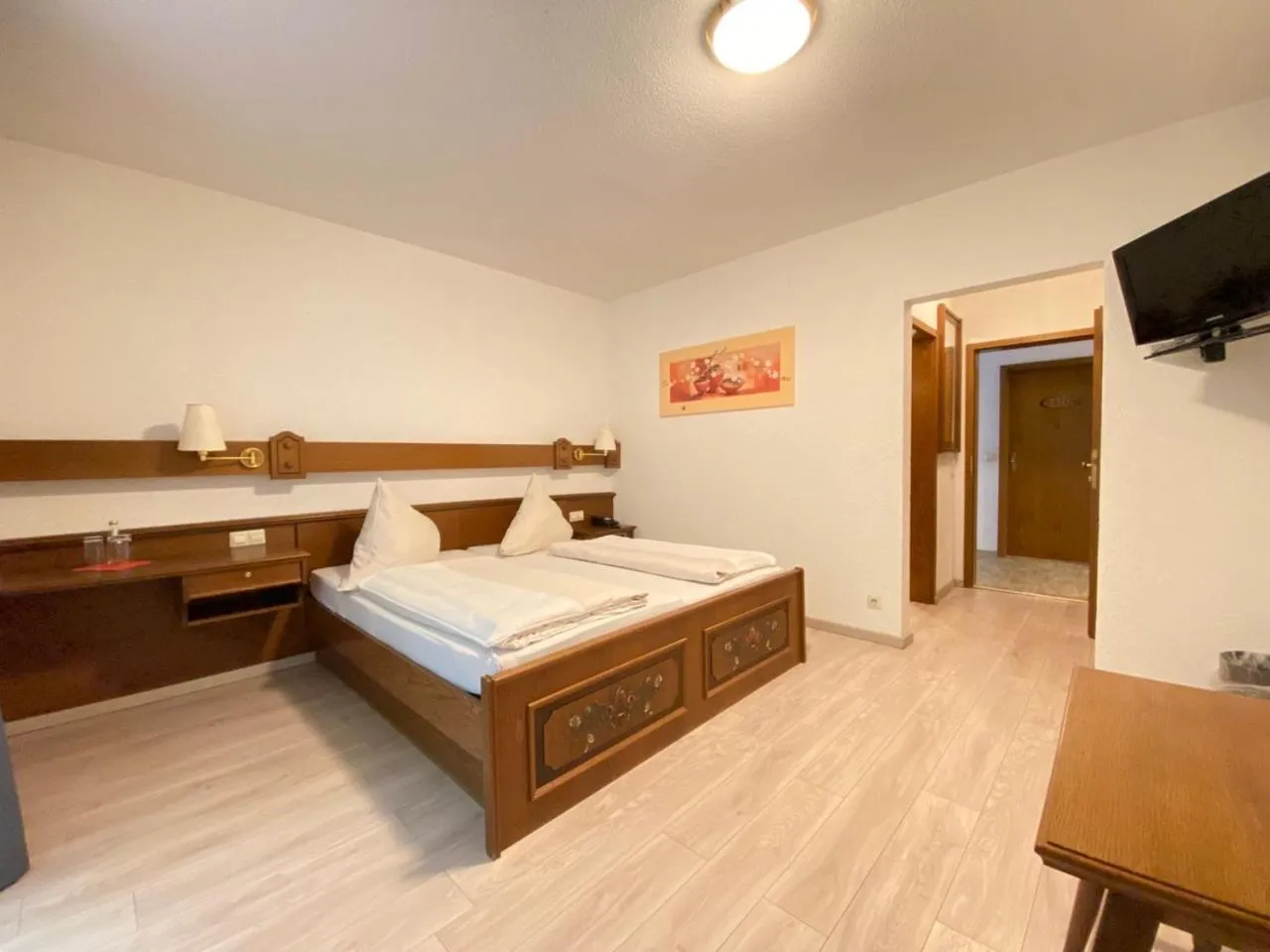 Bed in Alemannenhof Hotel Engel