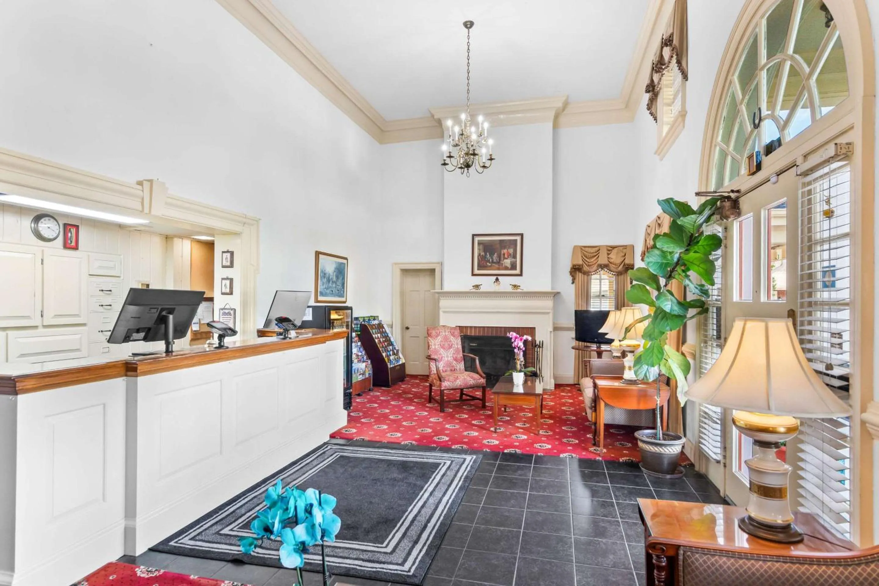 Lobby or reception in Rodeway Inn Williamsburg Edge District