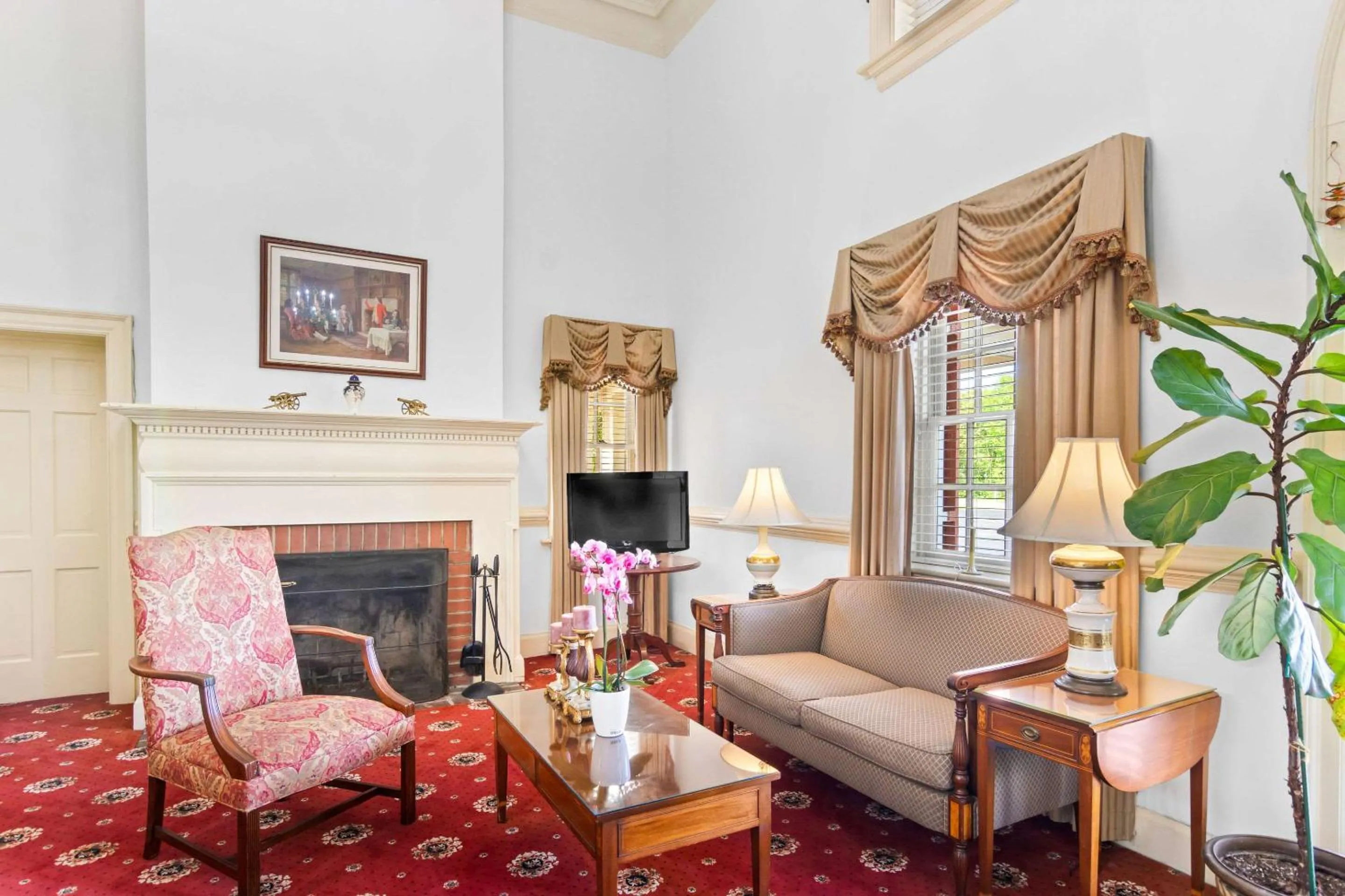 Lobby or reception in Rodeway Inn Williamsburg Edge District