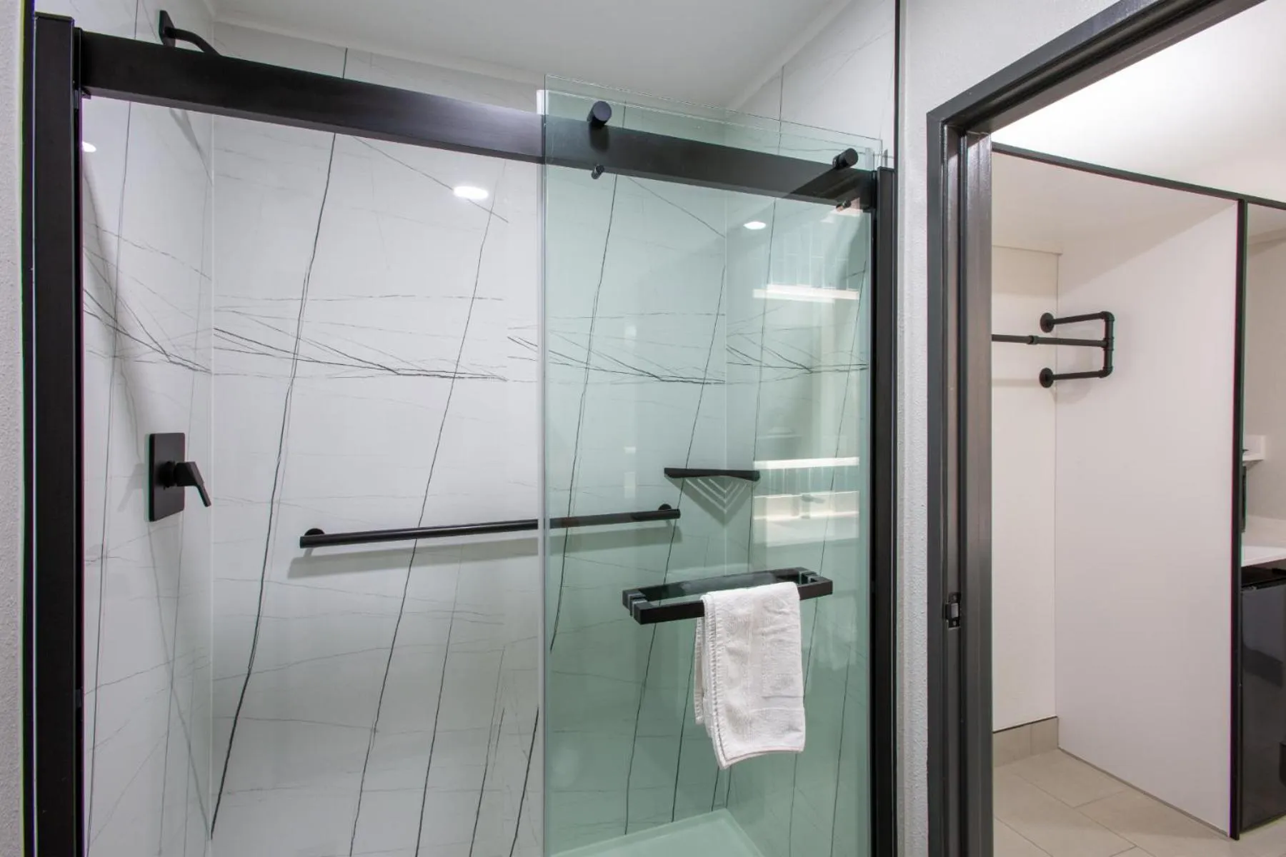 Shower in Hotel Elev8 Flagstaff, Trademark Collection by Wyndham