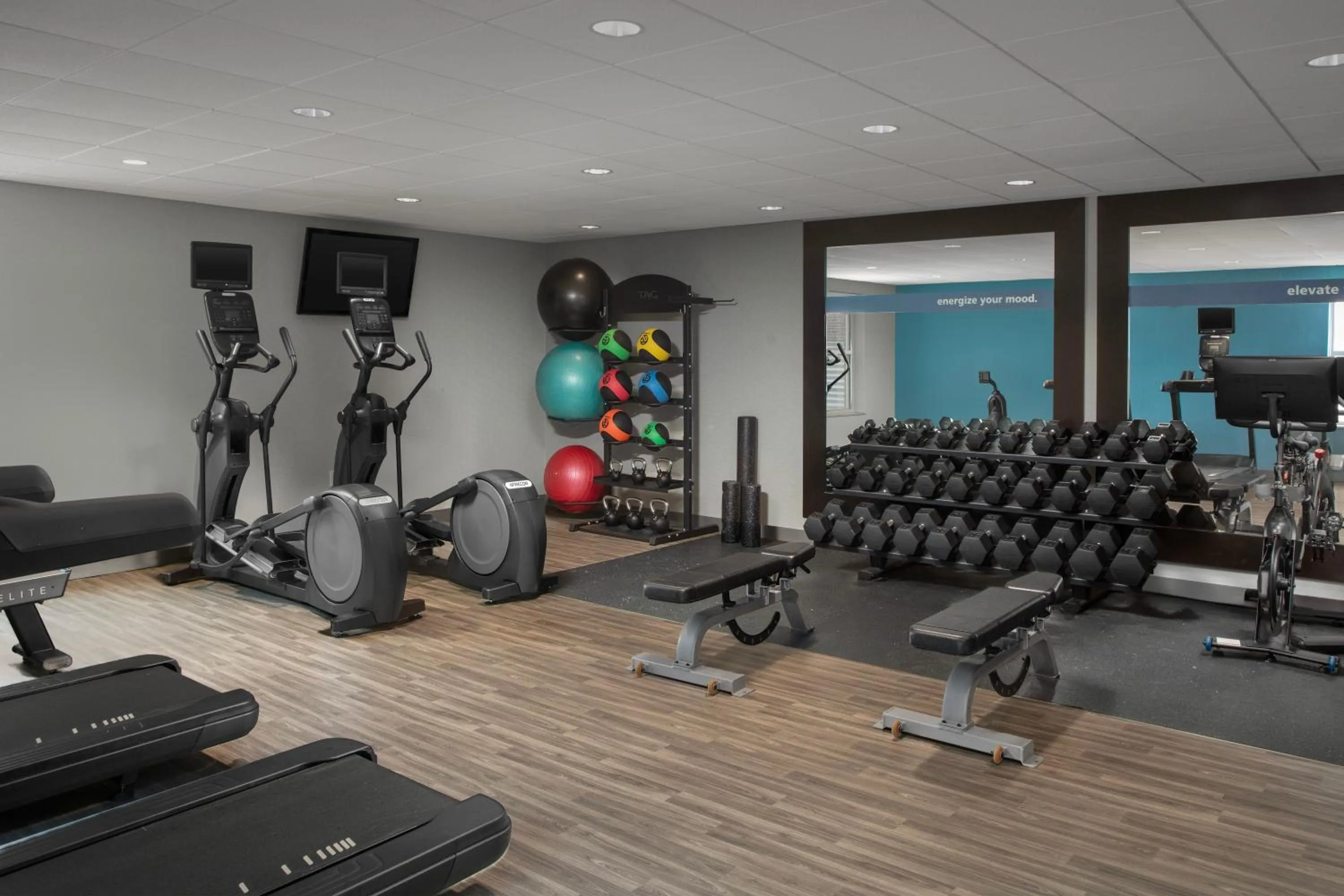 Fitness centre/facilities in Hampton Inn Portland Downtown Waterfront