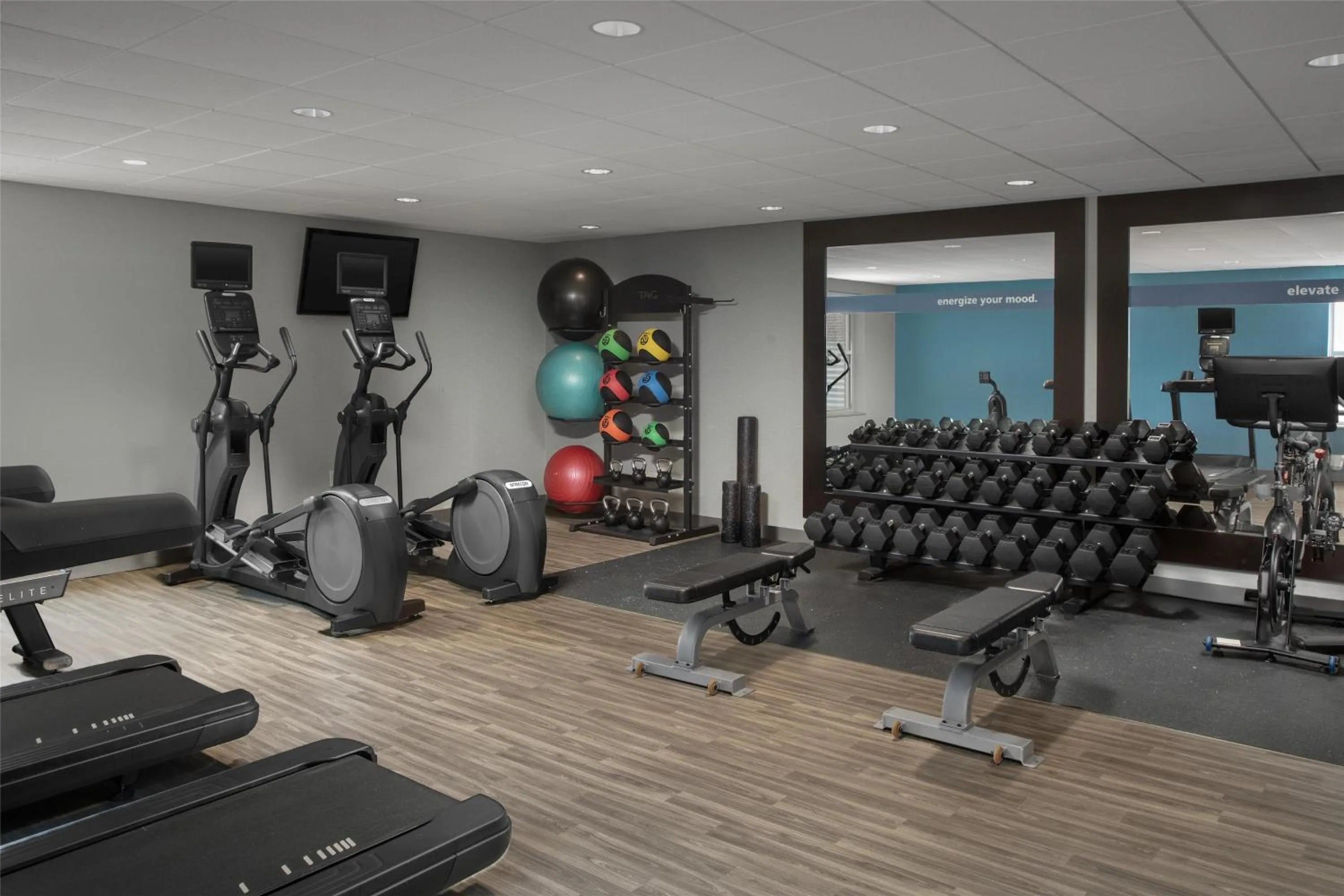 Fitness centre/facilities in Hampton Inn Portland Downtown Waterfront