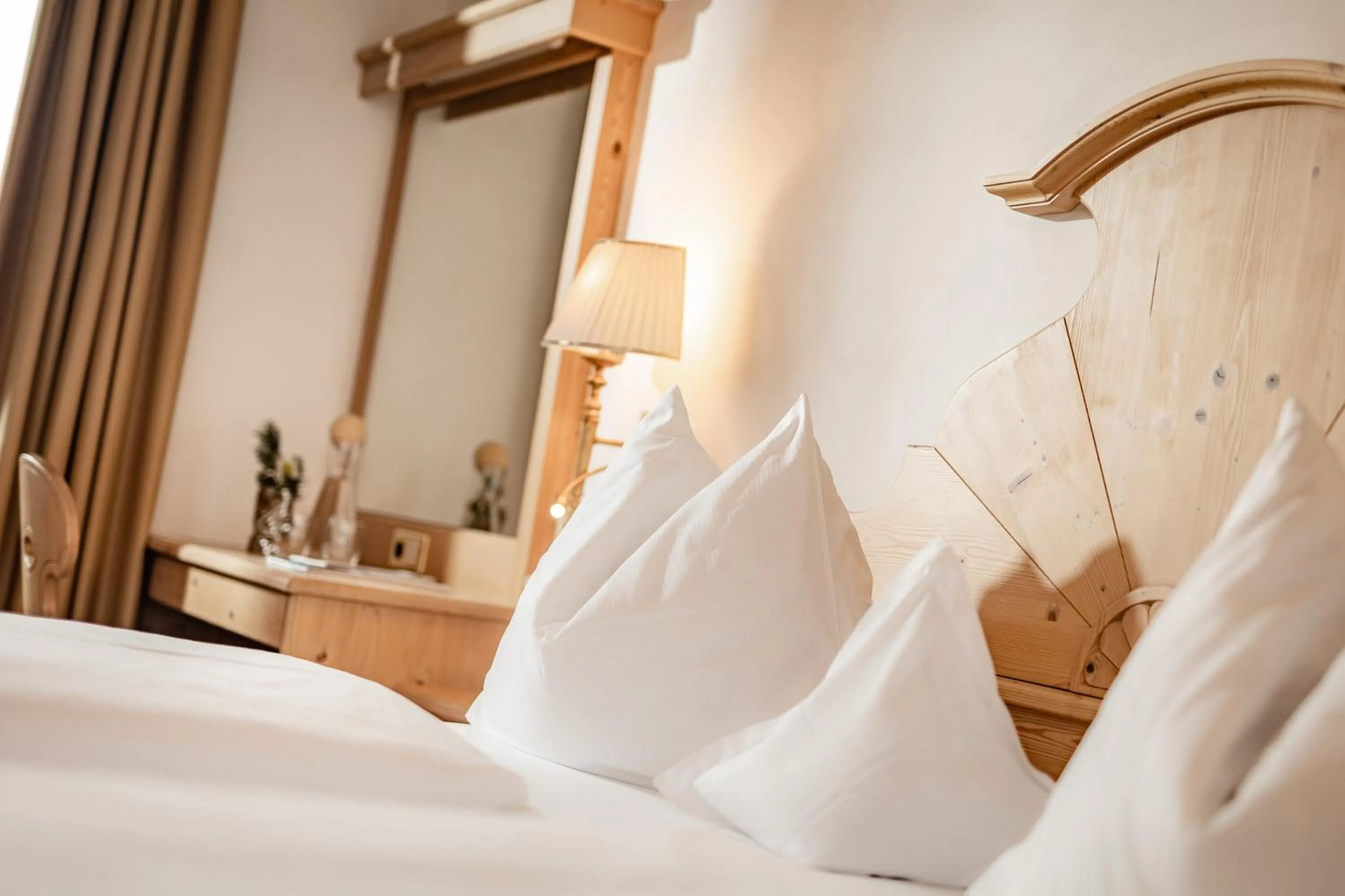 Bed in Romantik & Family Hotel Gardenia***S