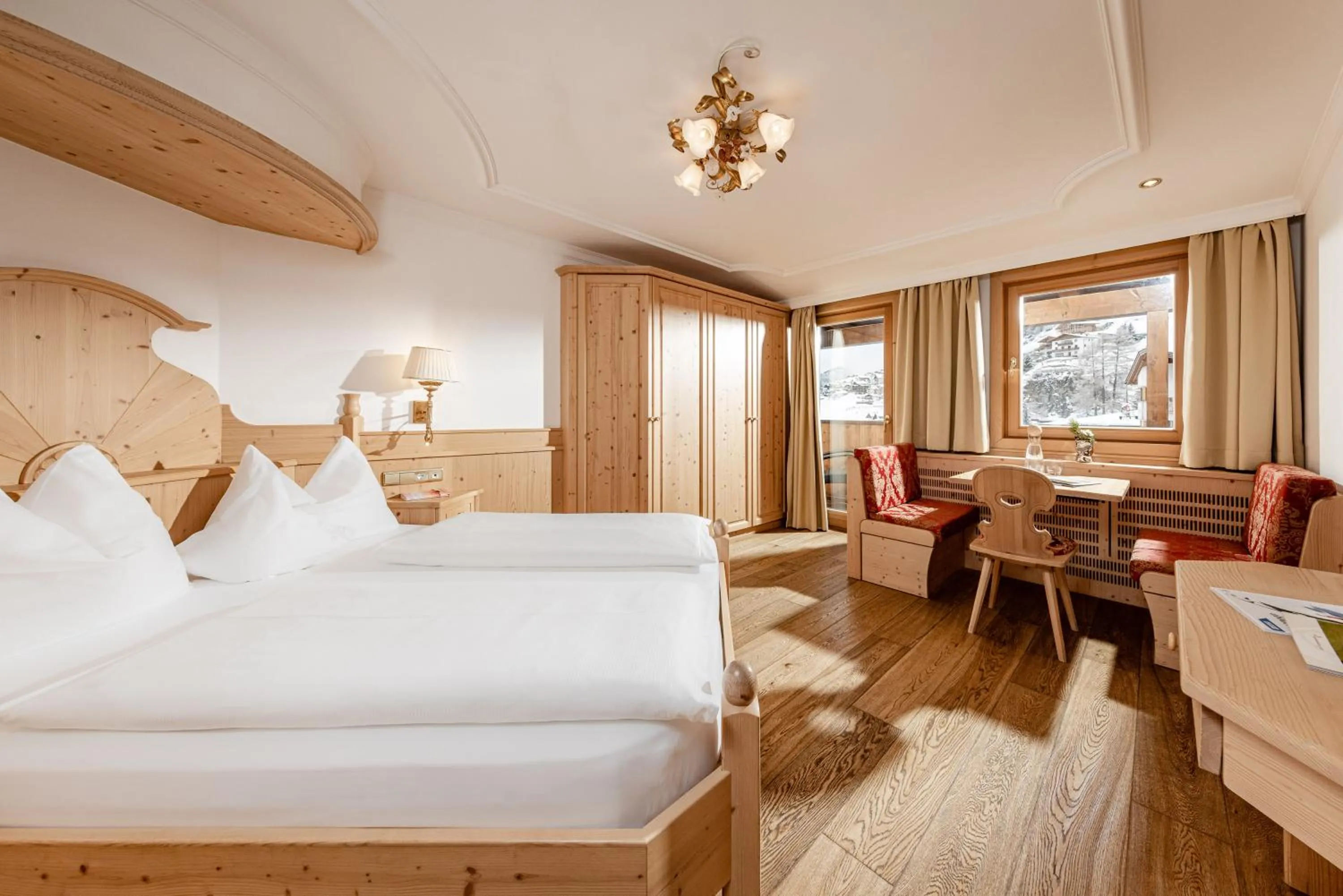 Patio, Bed in Romantik & Family Hotel Gardenia***S