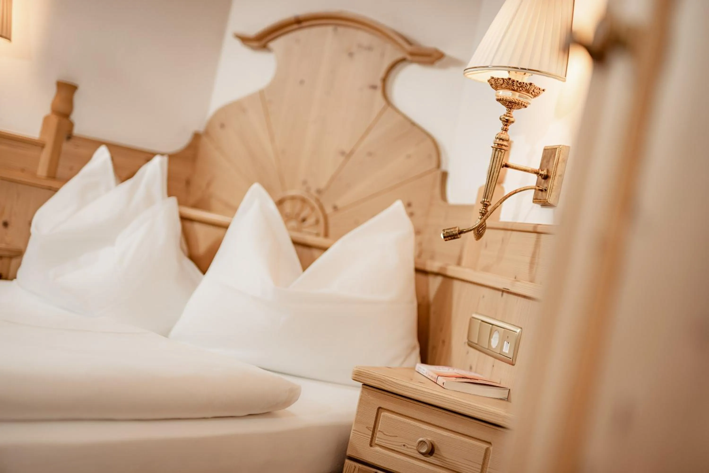 Bed in Romantik & Family Hotel Gardenia***S