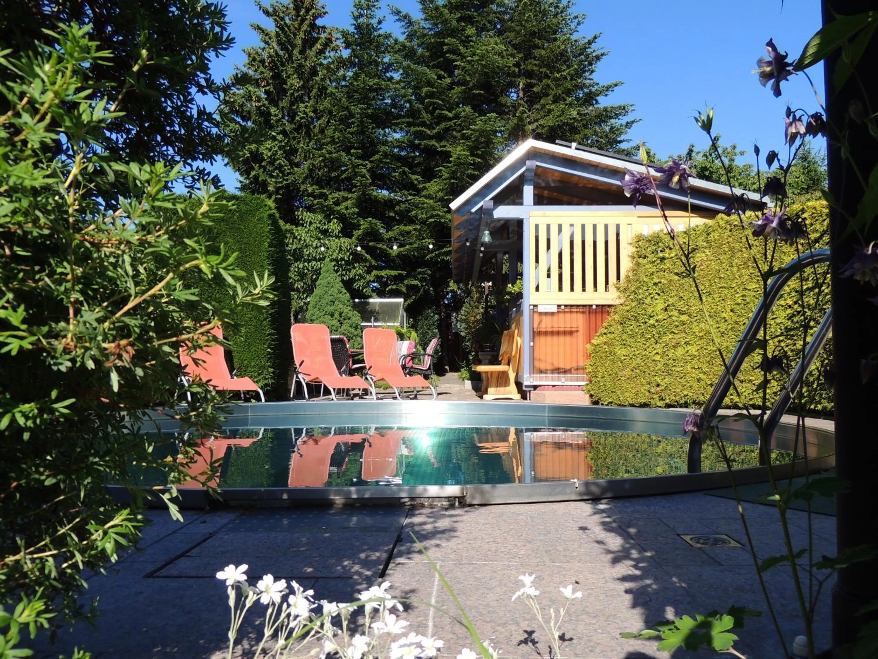 Swimming pool in Pension 19