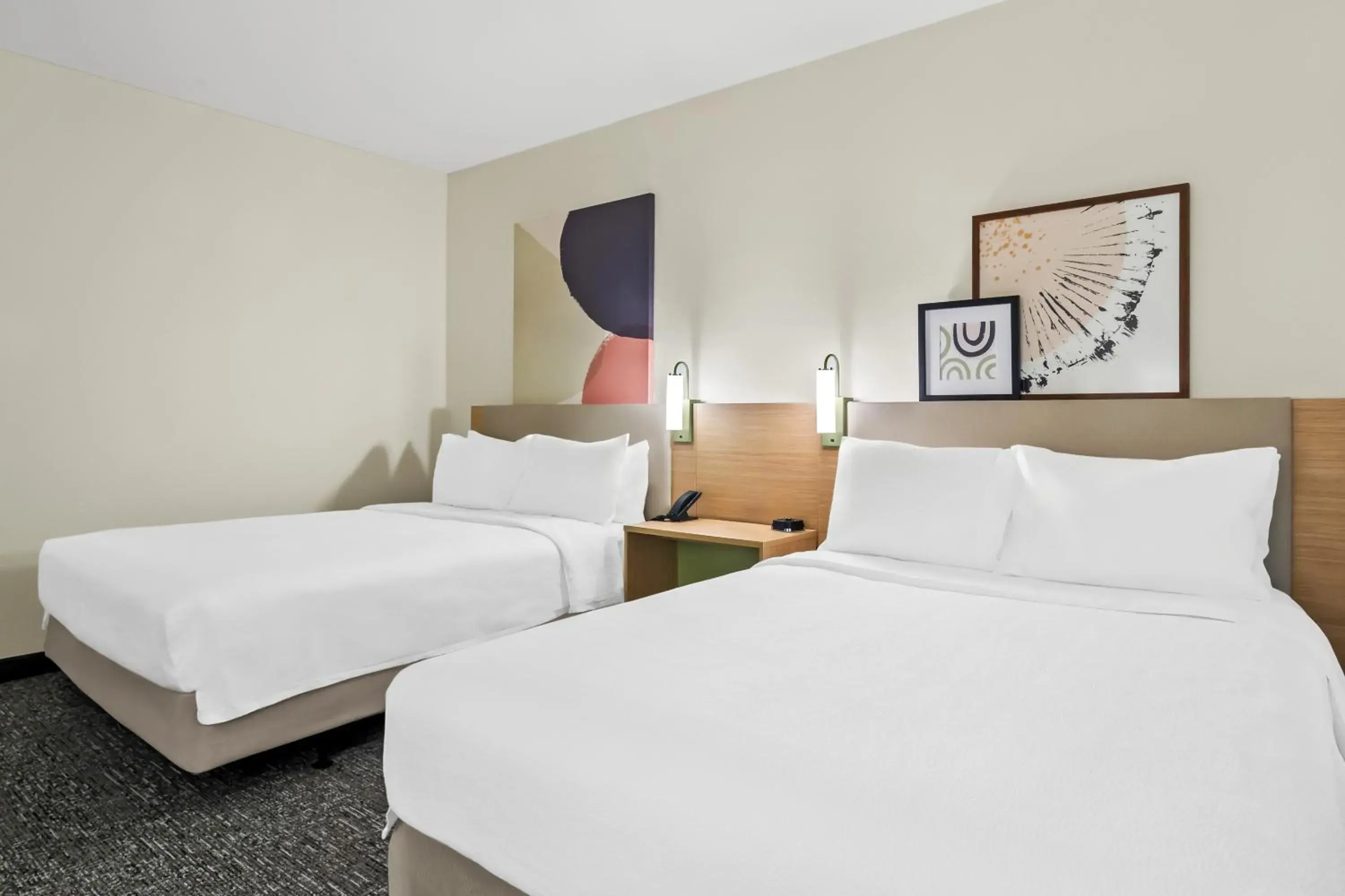 Queen Room with Two Queen Beds in Spark by Hilton Kingsland Queen Room with Two Queen Beds in Spark by Hilton Kingsland