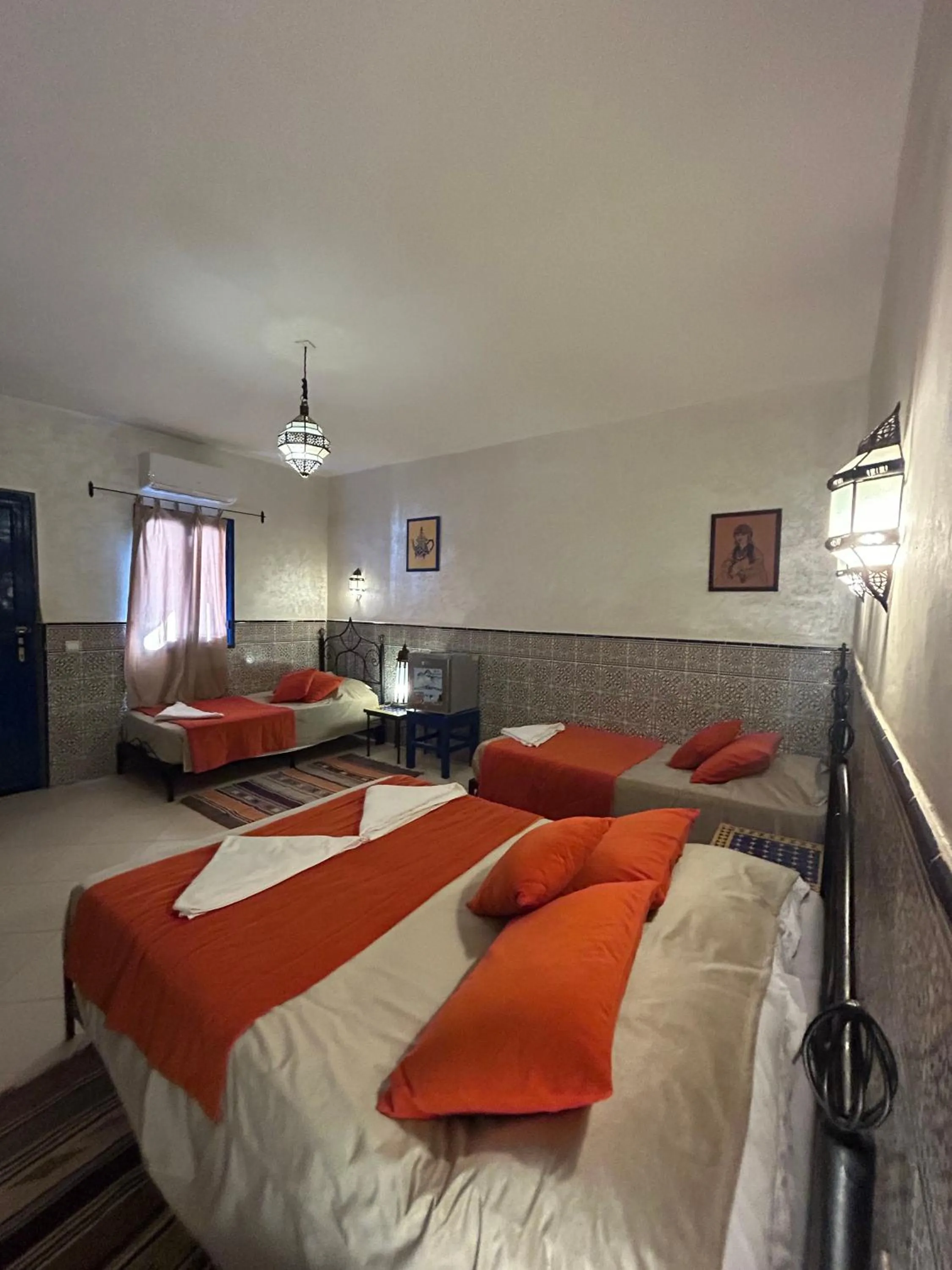 Bed in Hotel Riad Ali