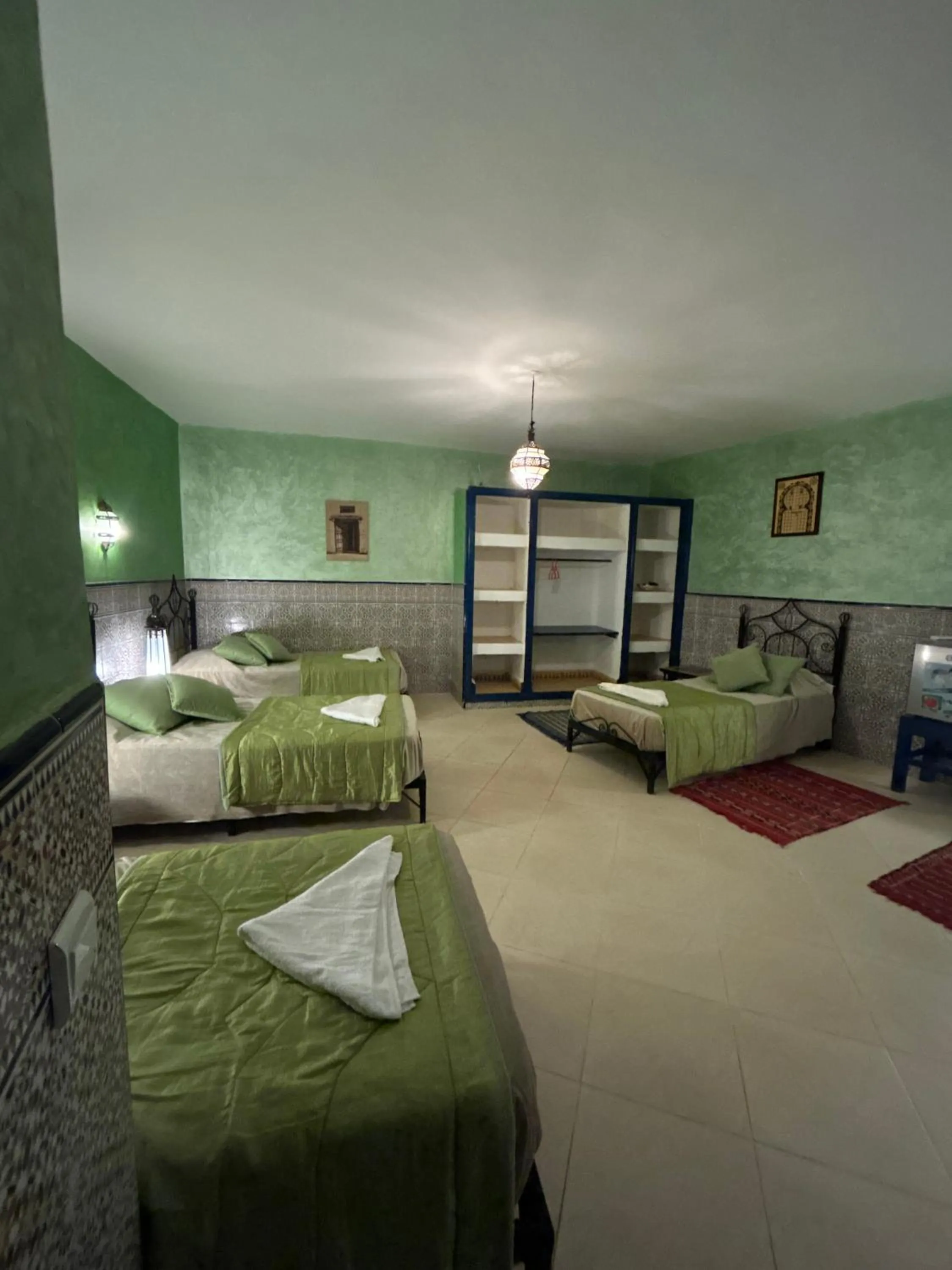 Bed in Hotel Riad Ali