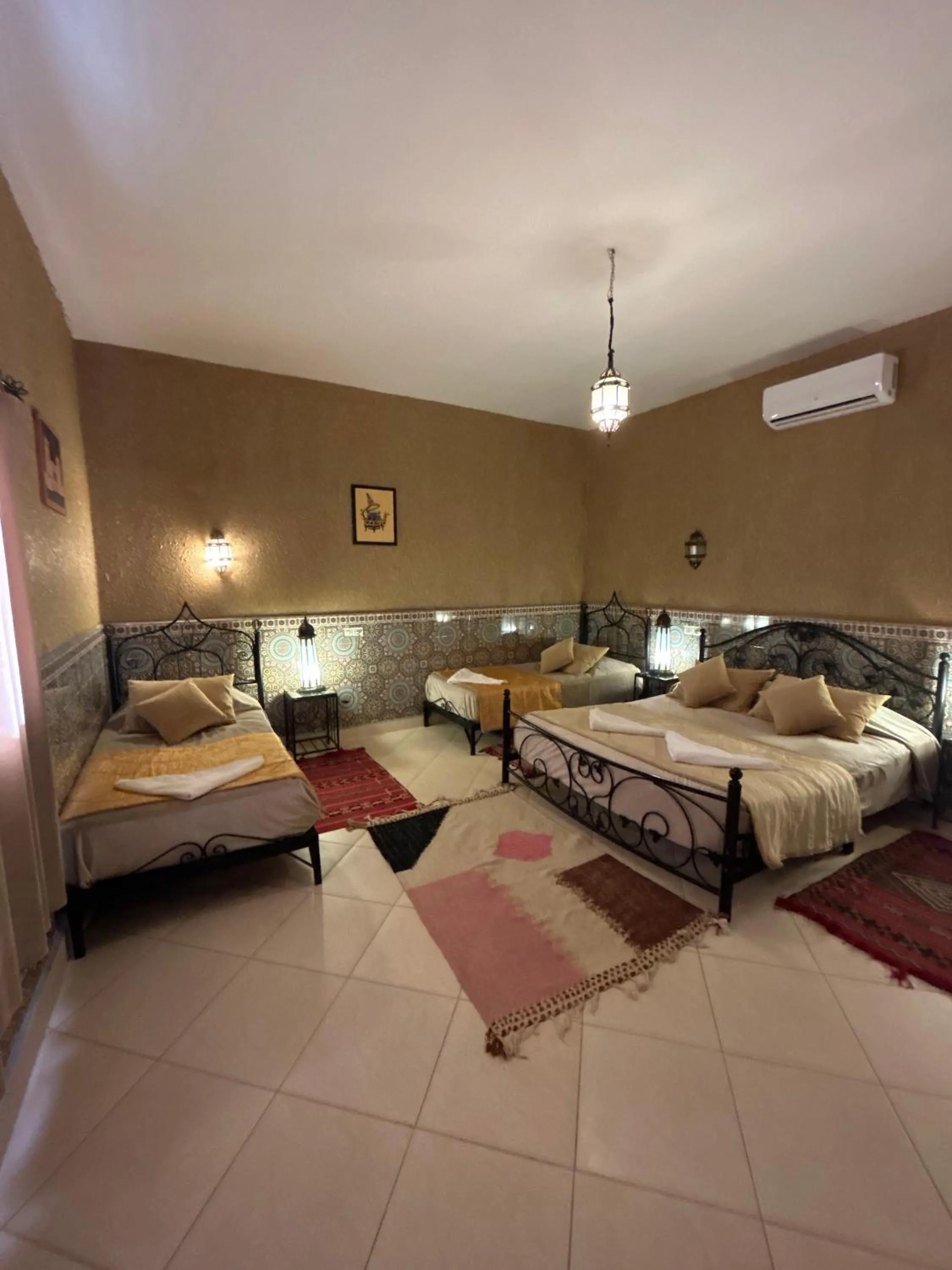 Bed in Hotel Riad Ali