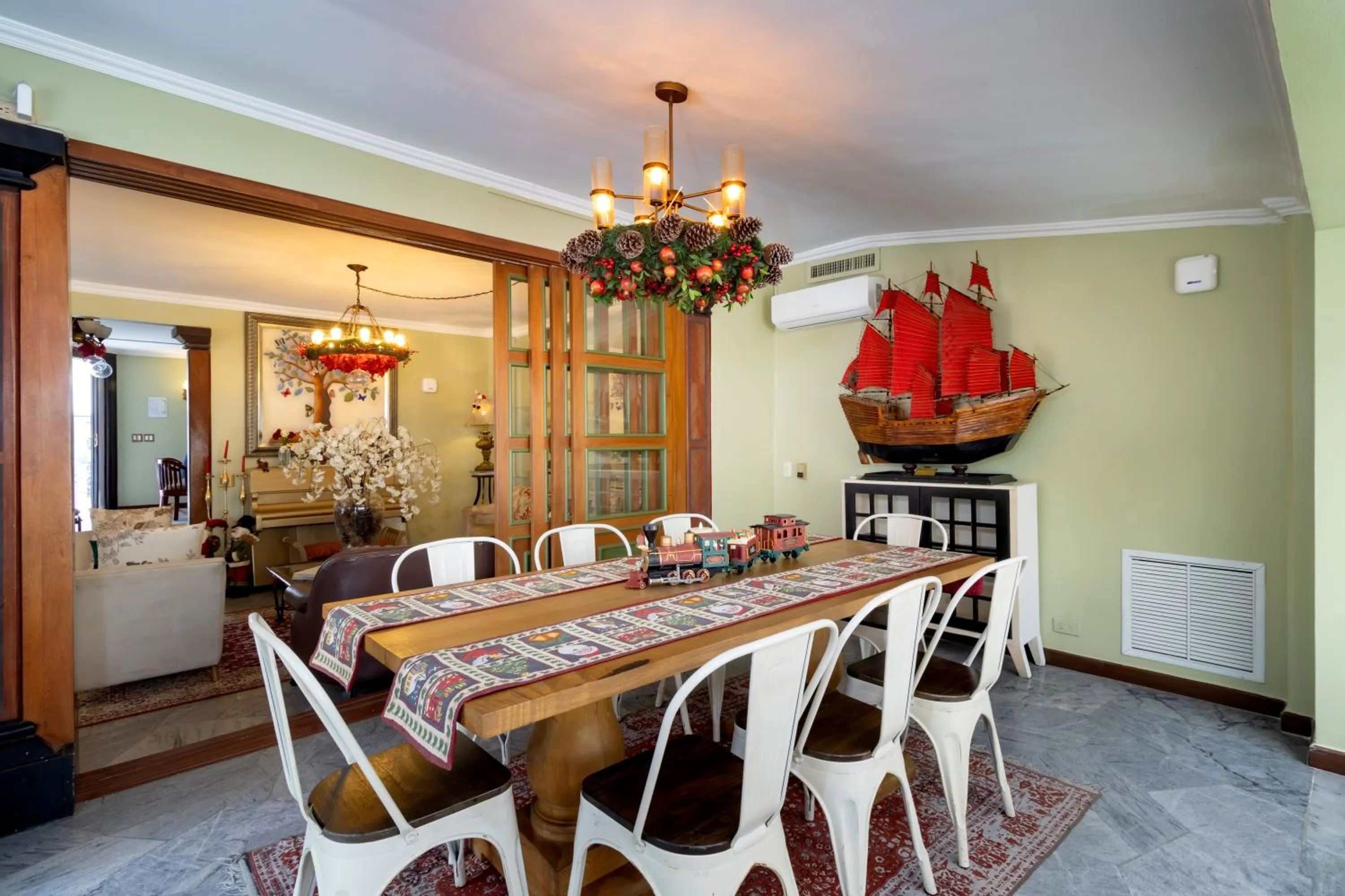 Dining area in Casa García