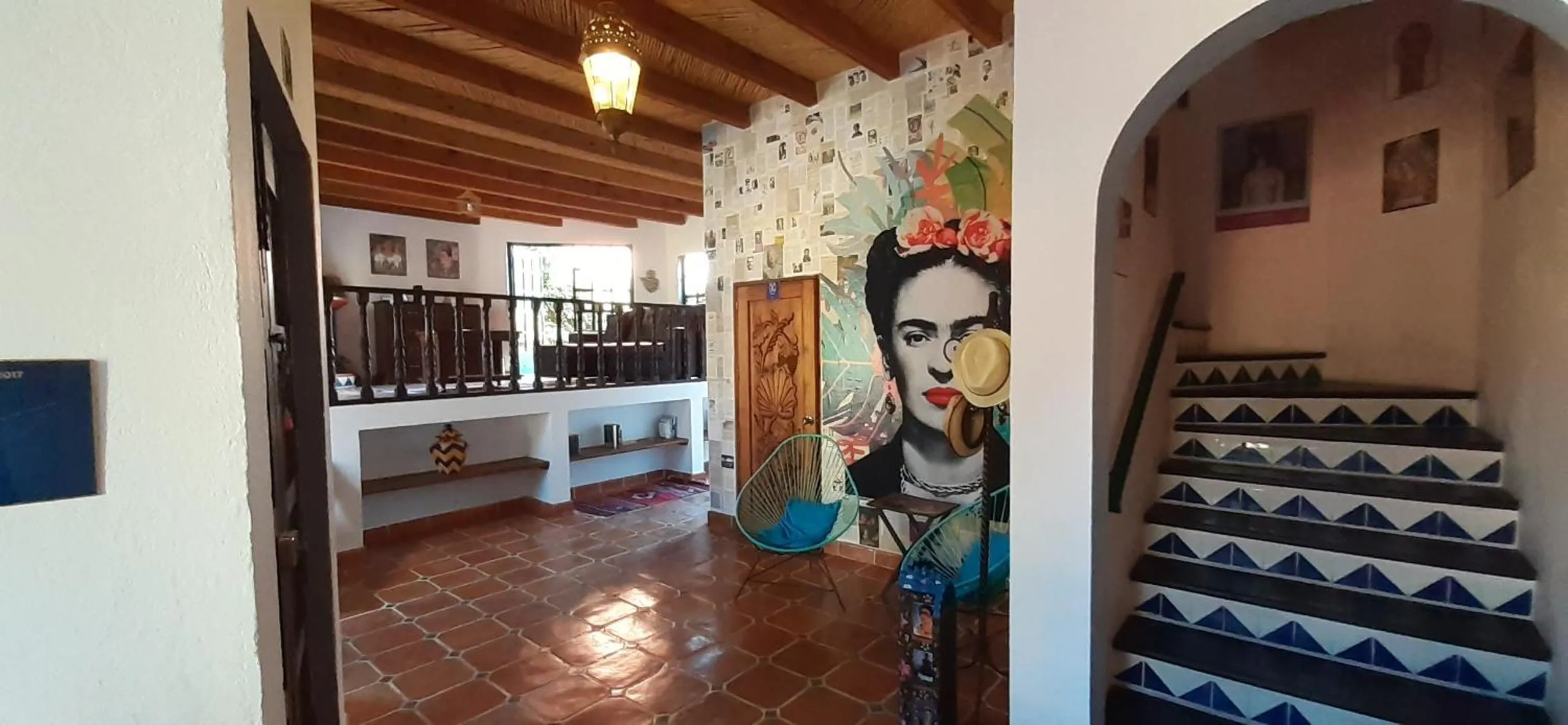 Lobby or reception in Casa Frida B&B