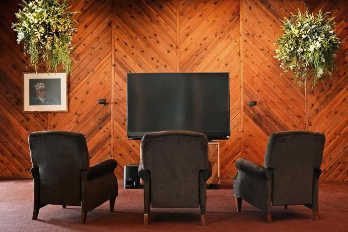 Communal lounge/ TV room in Alta Peruvian Lodge