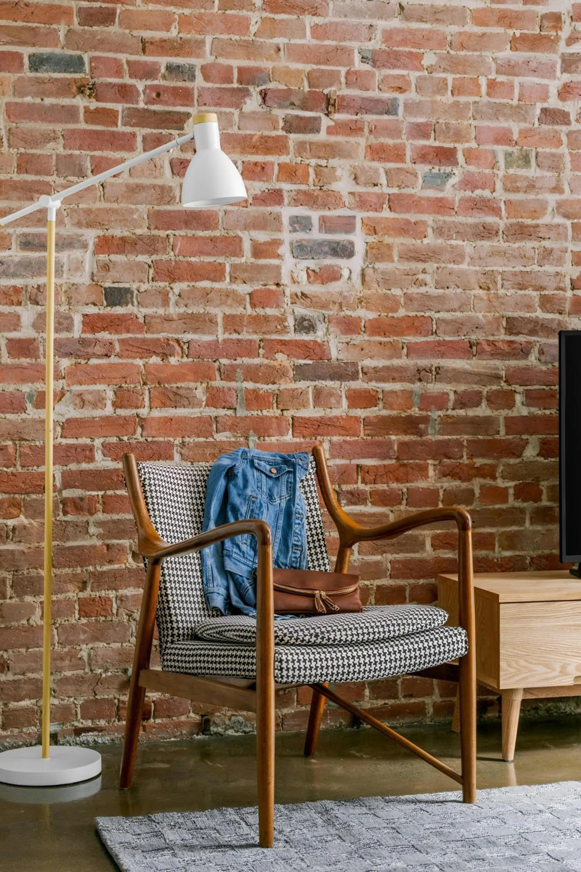 Living room in Sonder by Marriott Bonvoy Penny Lane Apartments Old Montreal
