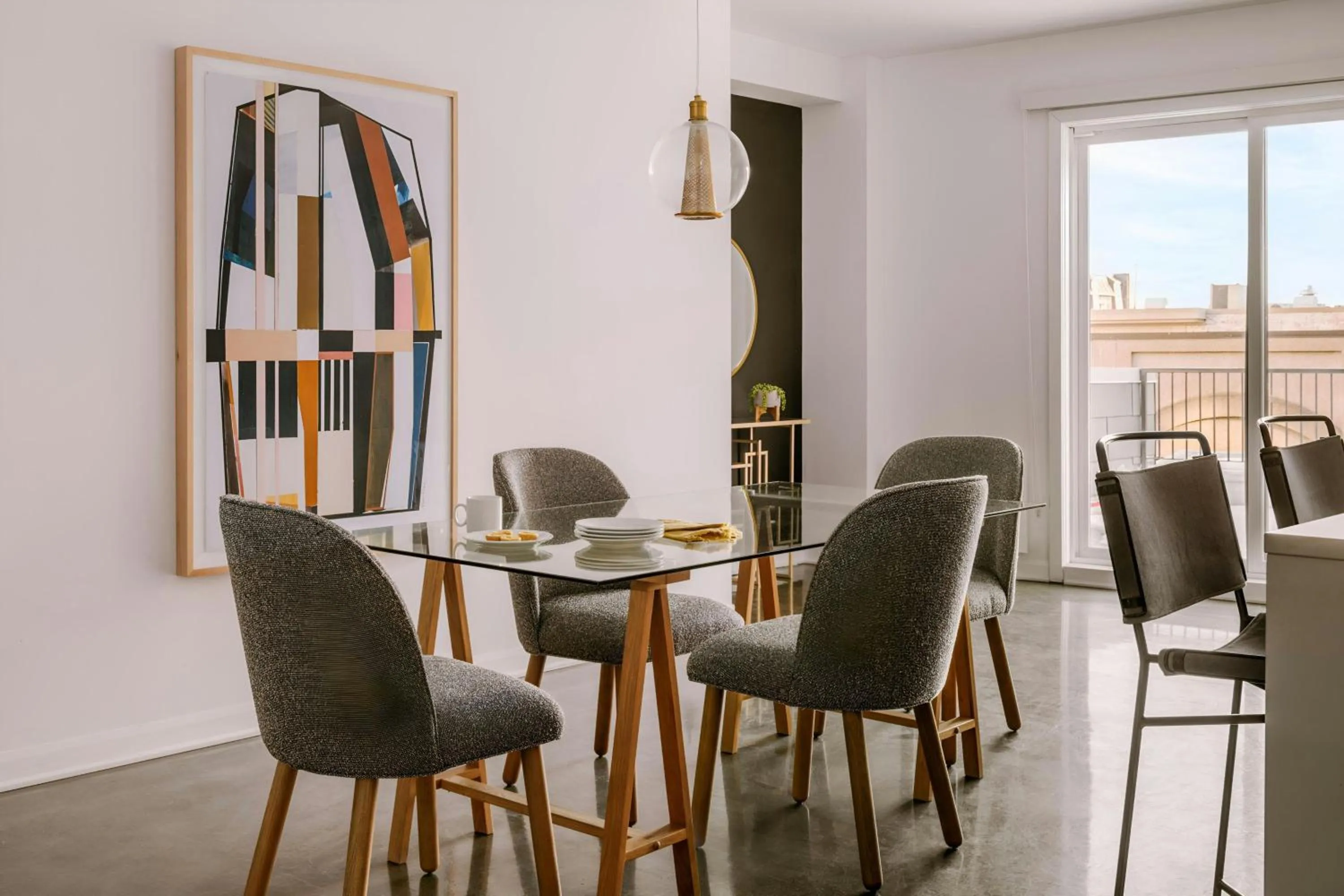 Photo of the whole room in Sonder by Marriott Bonvoy Penny Lane Apartments Old Montreal