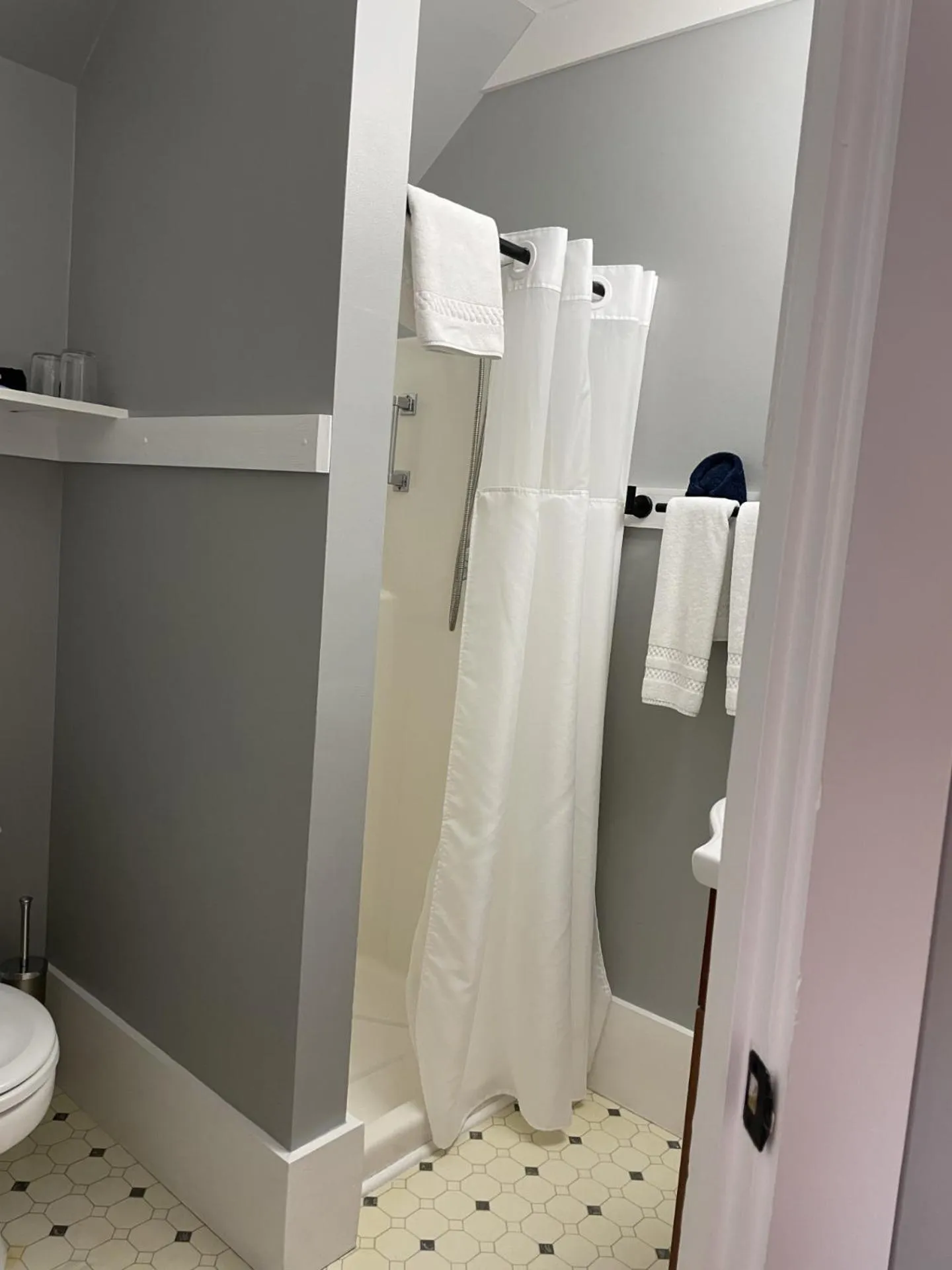 Shower in White Sails Inn