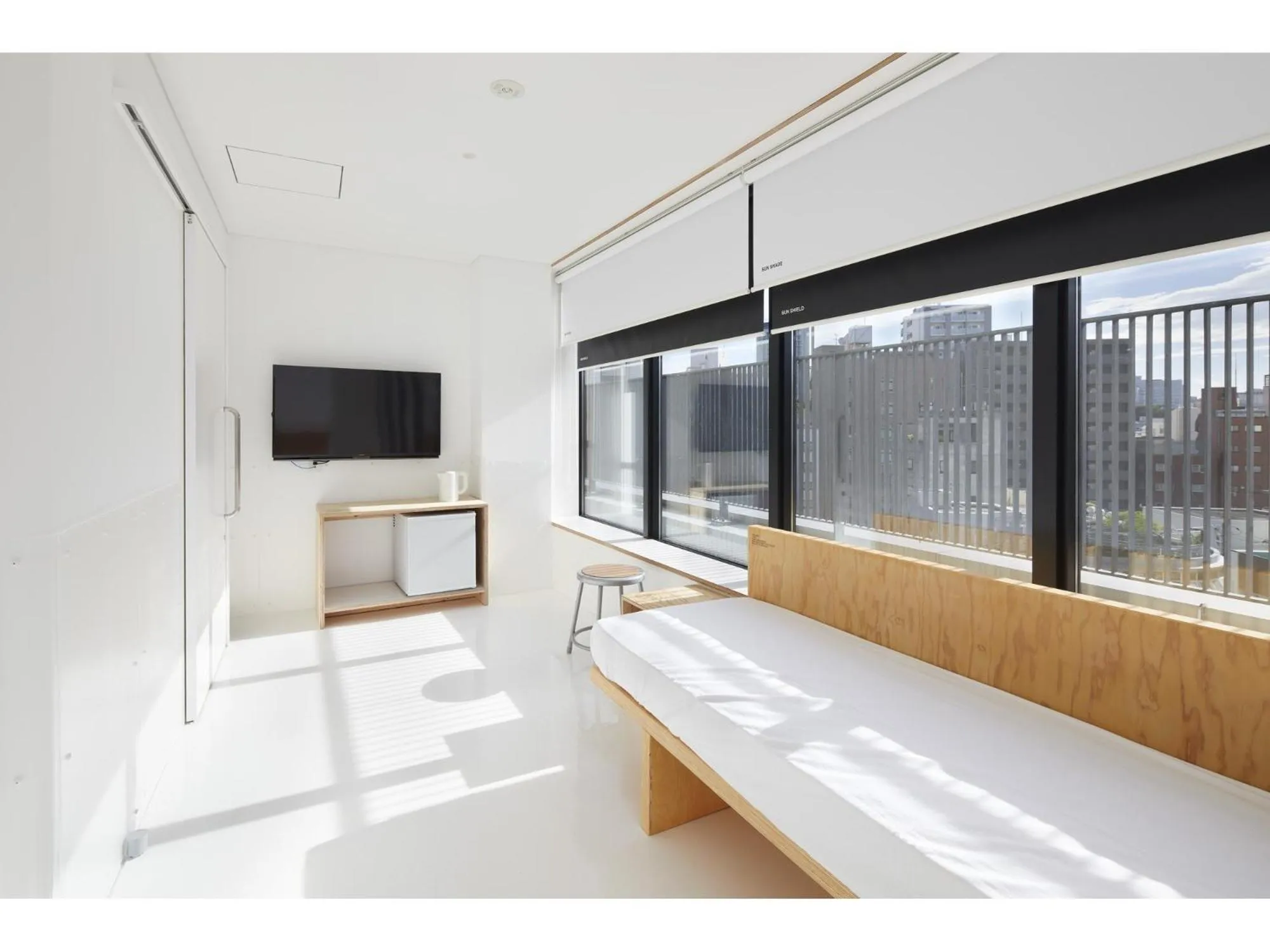 Bed in Mustard Hotel Shibuya