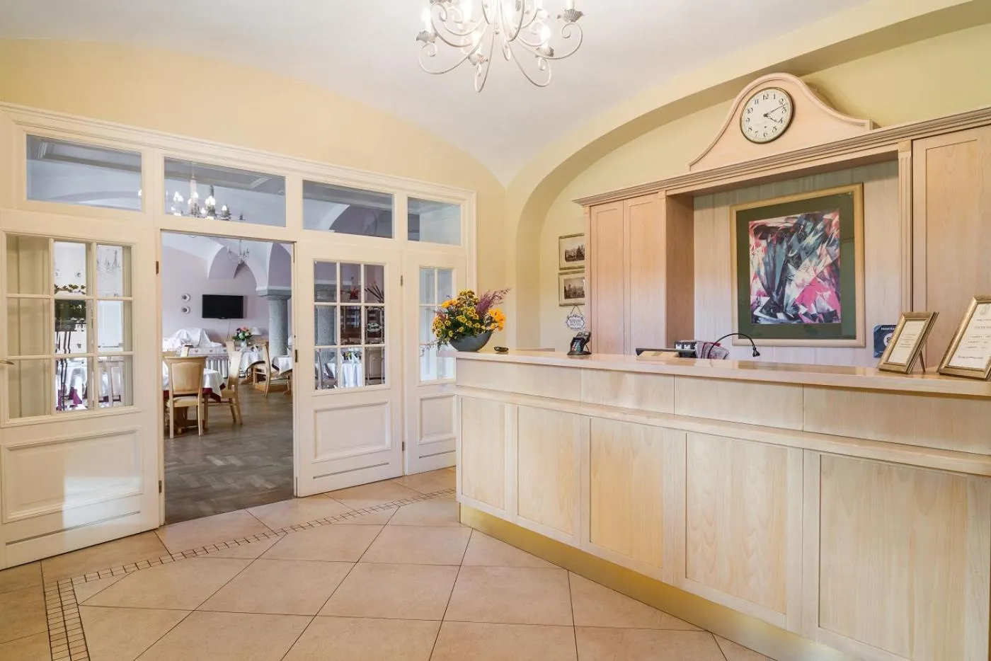 Lobby or reception in Hotel Karczyce