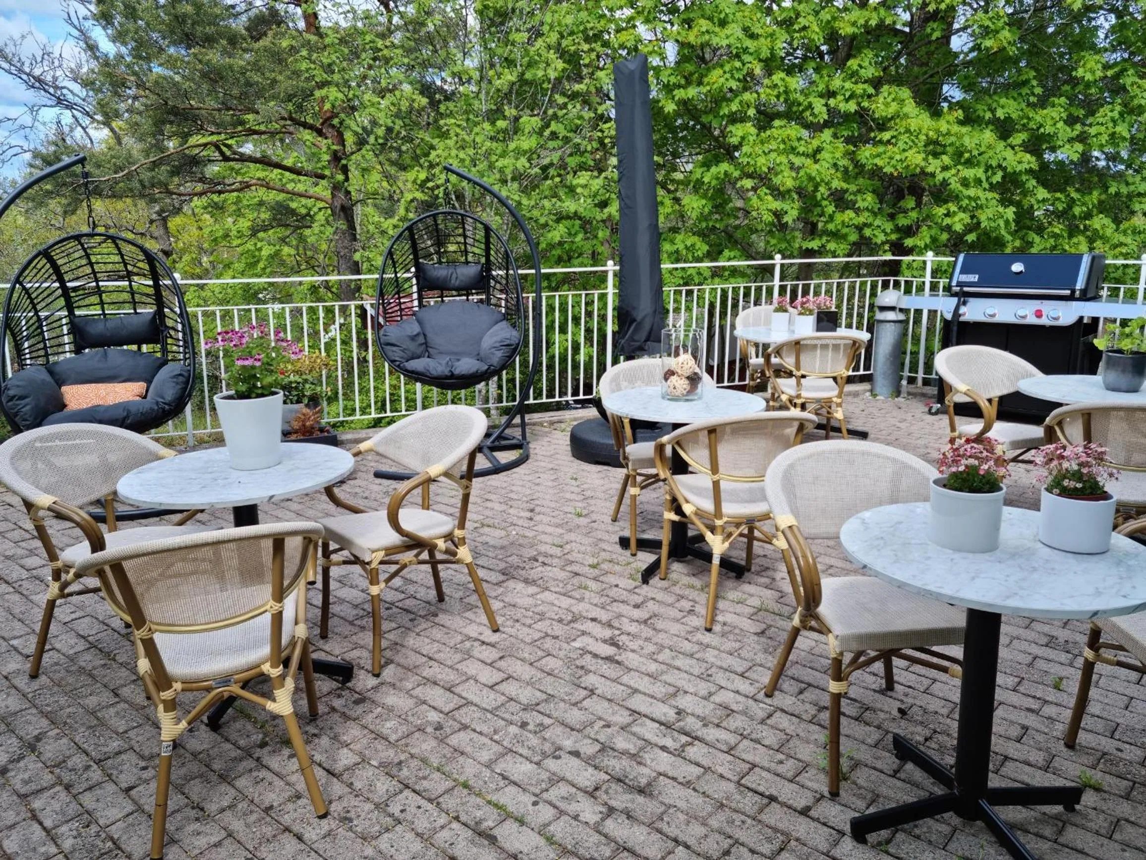 Balcony/Terrace in Best Western Hotel Danderyd